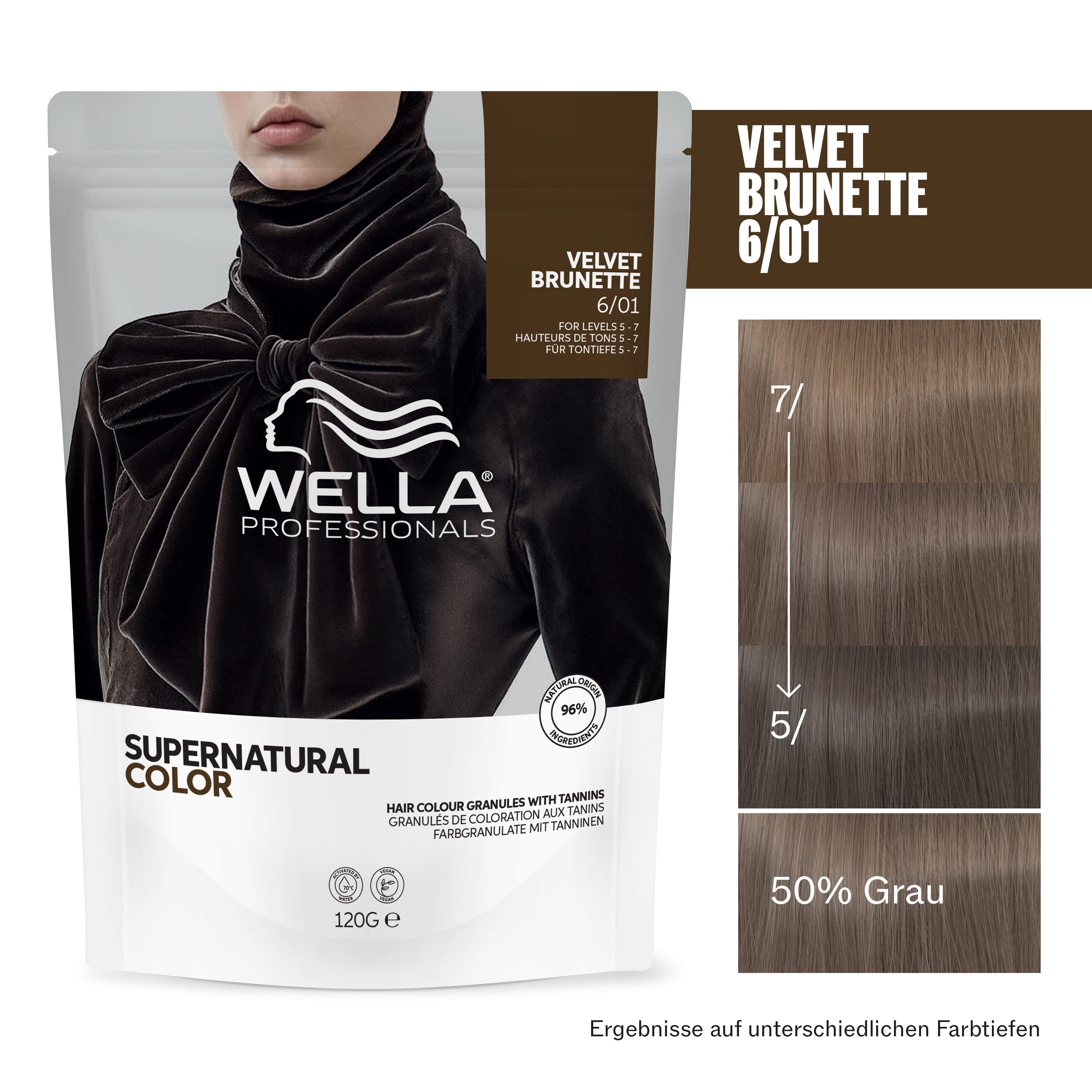 Wella Professionals Haarfarbe Supernatural Color - natürliche Haarfarbe zum Anmischen, 91% - 100% Inhaltsstoffe natürlichen Ursprungs