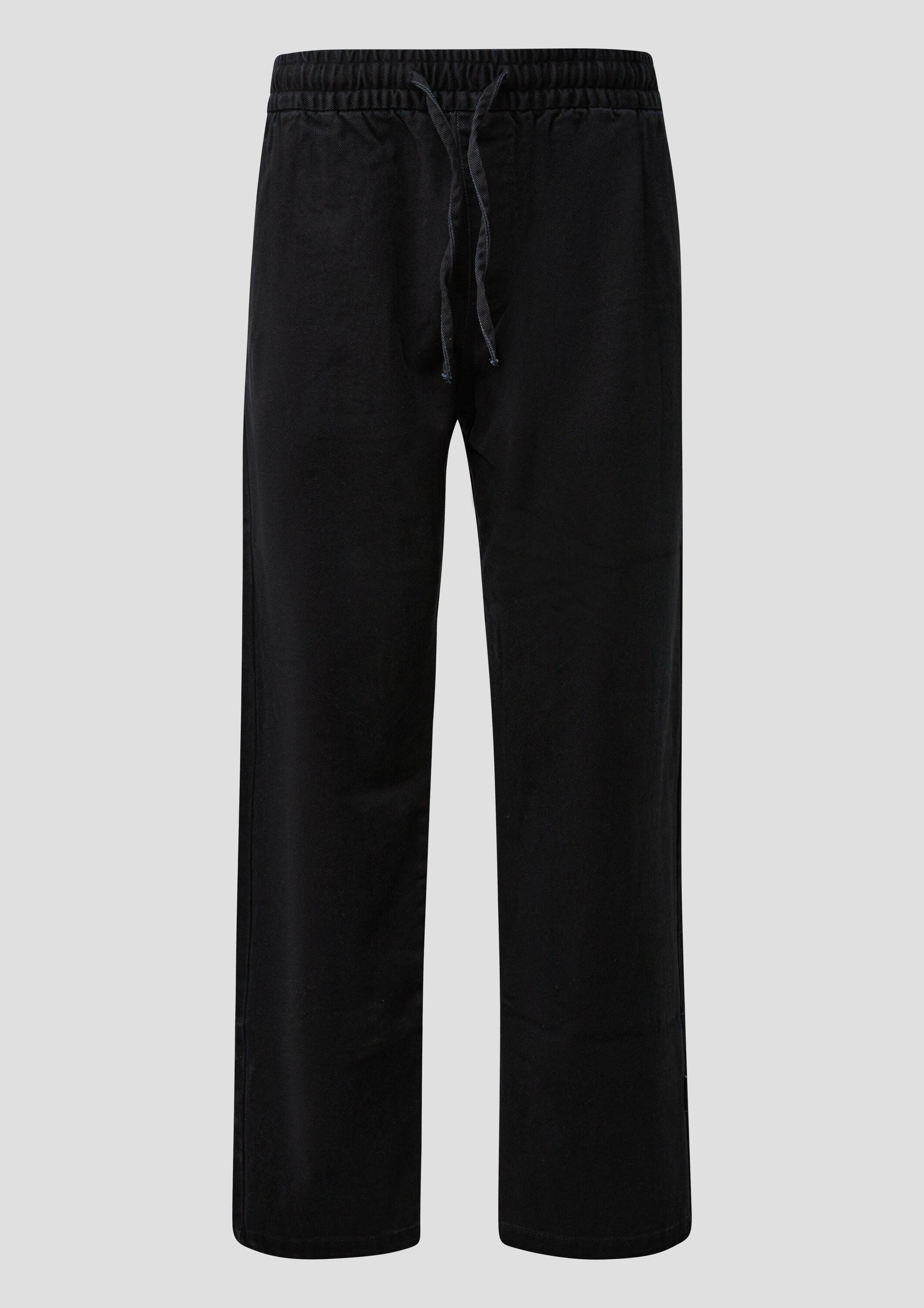 QS Chinos Hose Jogger aus Baumwolltwill