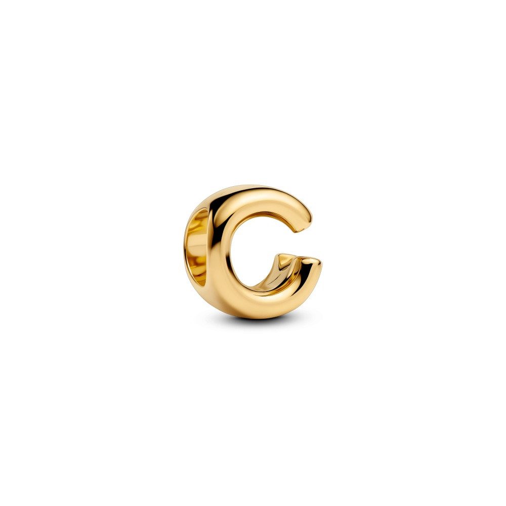 Pandora Charm-Einhänger Pandora Moments Buchstabe C Alphabet-Charm 763949C00