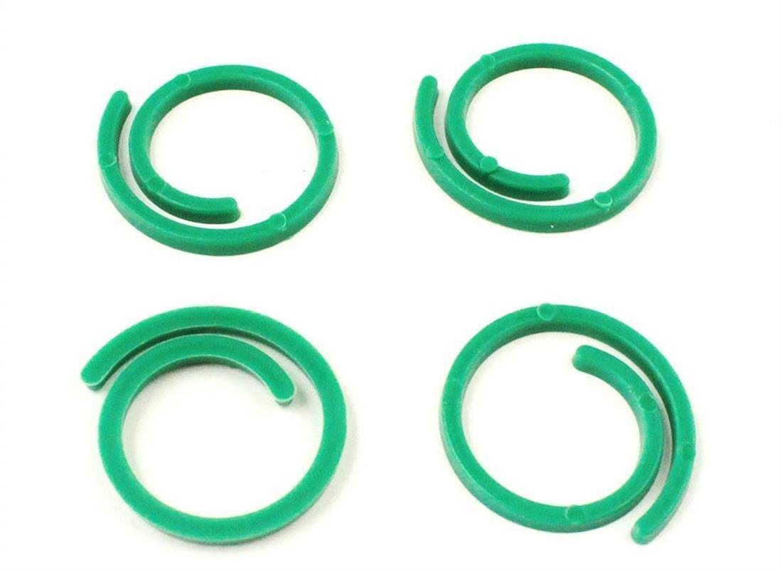 Global Partner Spalier Pflanzenklammer 40er Pack - Rankhilfe Schwarz Set, 40 St., Pflanzenklammern, Pflanzenbinder Pflanzenhalter Verbinder Pflanzen Halter Pflanzstab