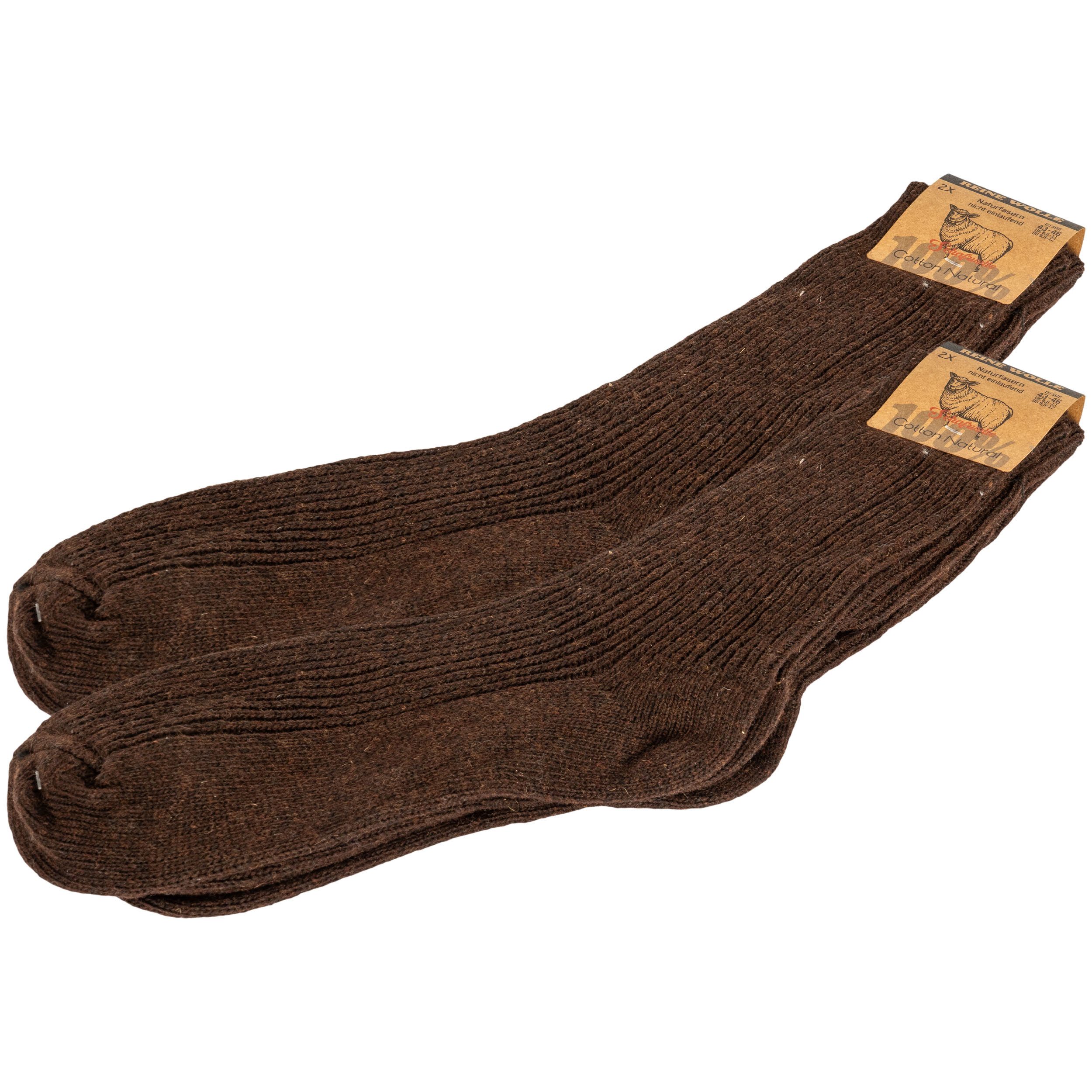 TEXEMP Freizeitsocken 2 - 6 Paar Wollsocken Herren & Damen Schurwolle Wintersocken Dick Warm (Packung, 2-Paar) Naturfasern - Nicht einlaufend