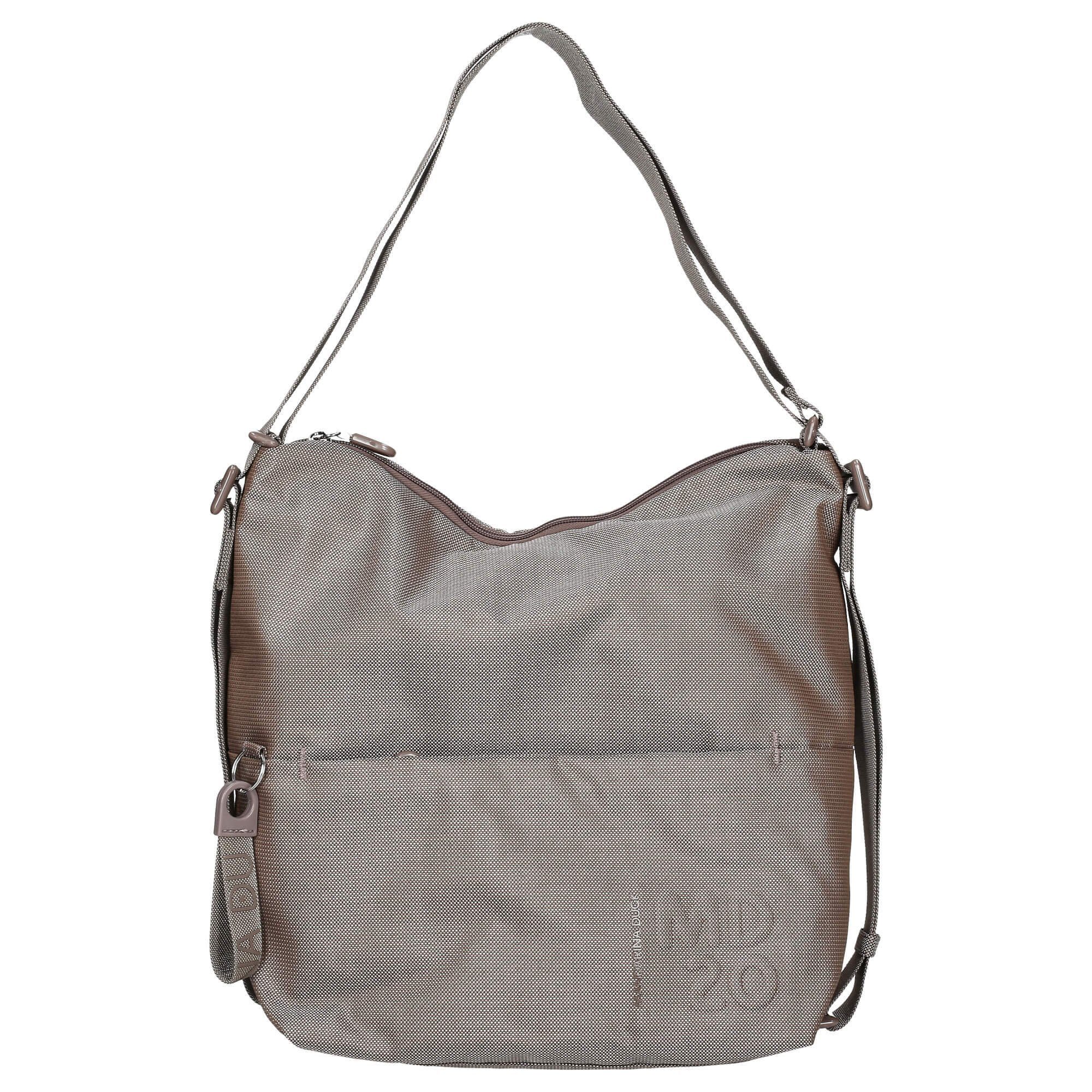 (1-tlg) Umhängetasche taupe Duck cm 32 Schultertasche - MD20 Mandarina