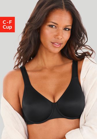 LASCANA Krūtinę mažinanti liemenėle su lankeliai ir nahtlosen Cups iš seidiger Microfaser Basic Dessous