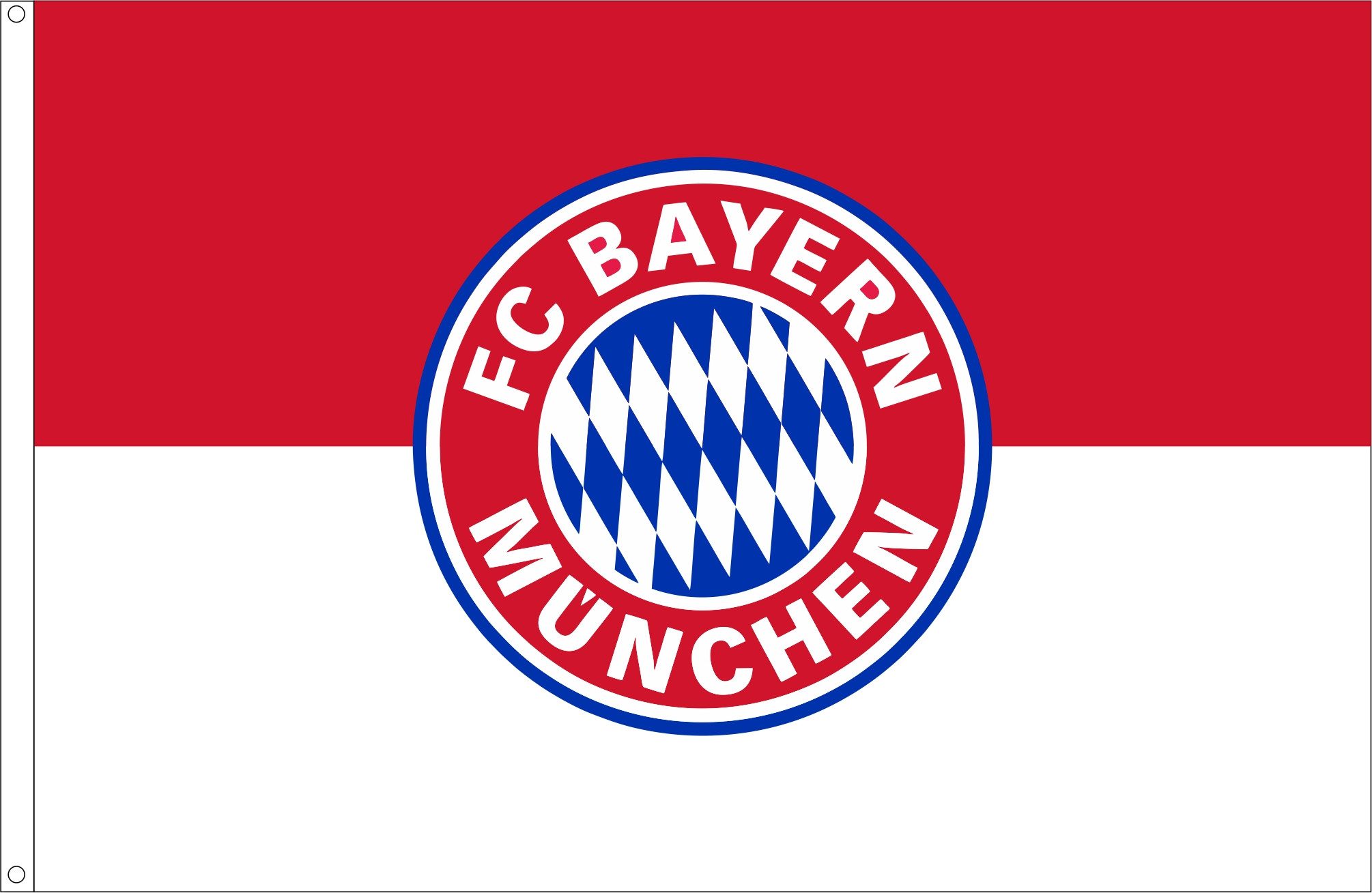 FC Bayern München Fahne FC Bayern Hissflagge mit Ösen 90 x 60 cm