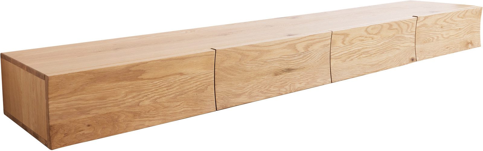 DELIFE Lowboard Wyatt, Eiche Natur 220 günstig online kaufen