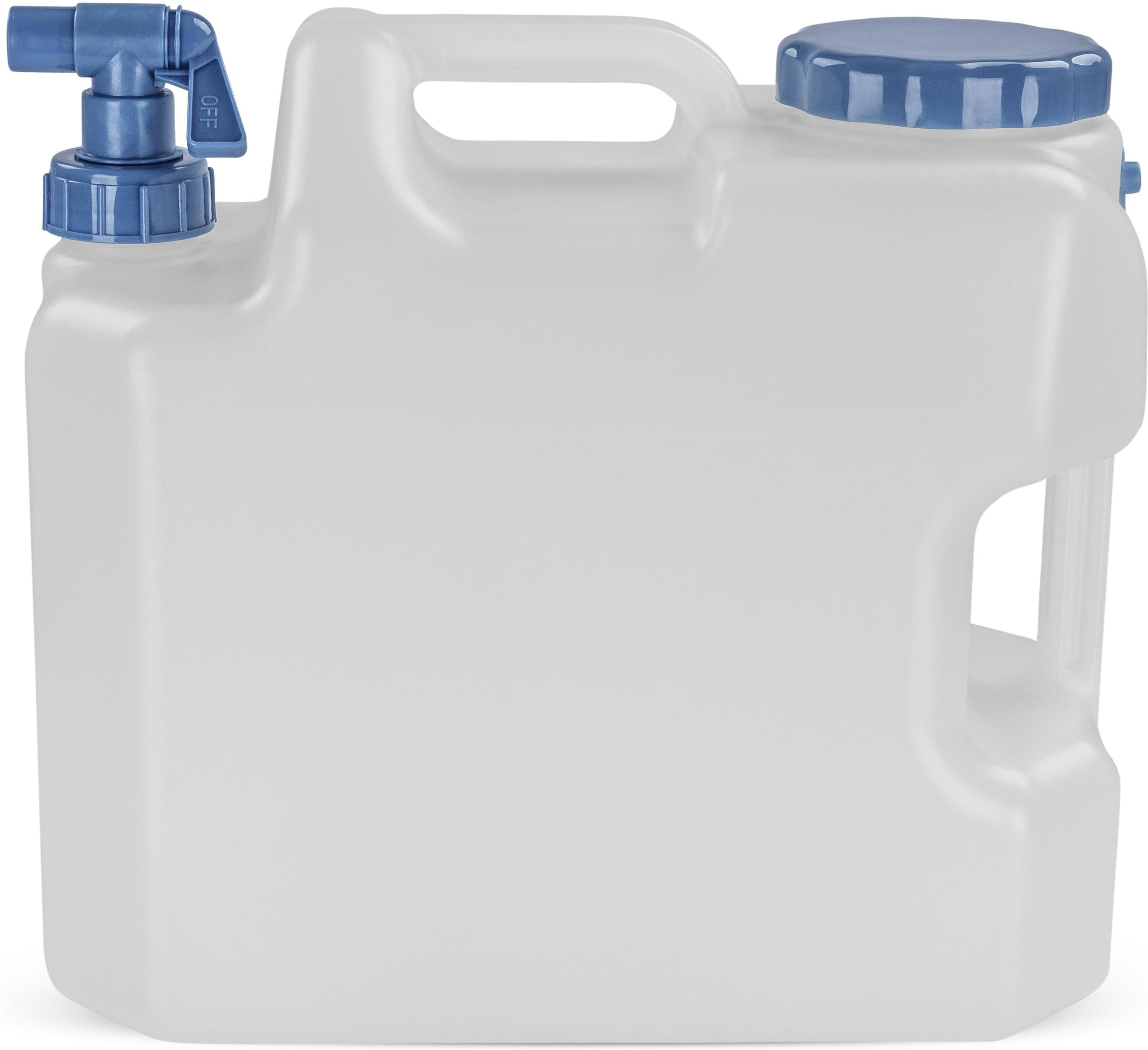 Wasserkanister mit Hahn 18 Liter HD-PE Wassertank Frischwasser Camping-Kanister 