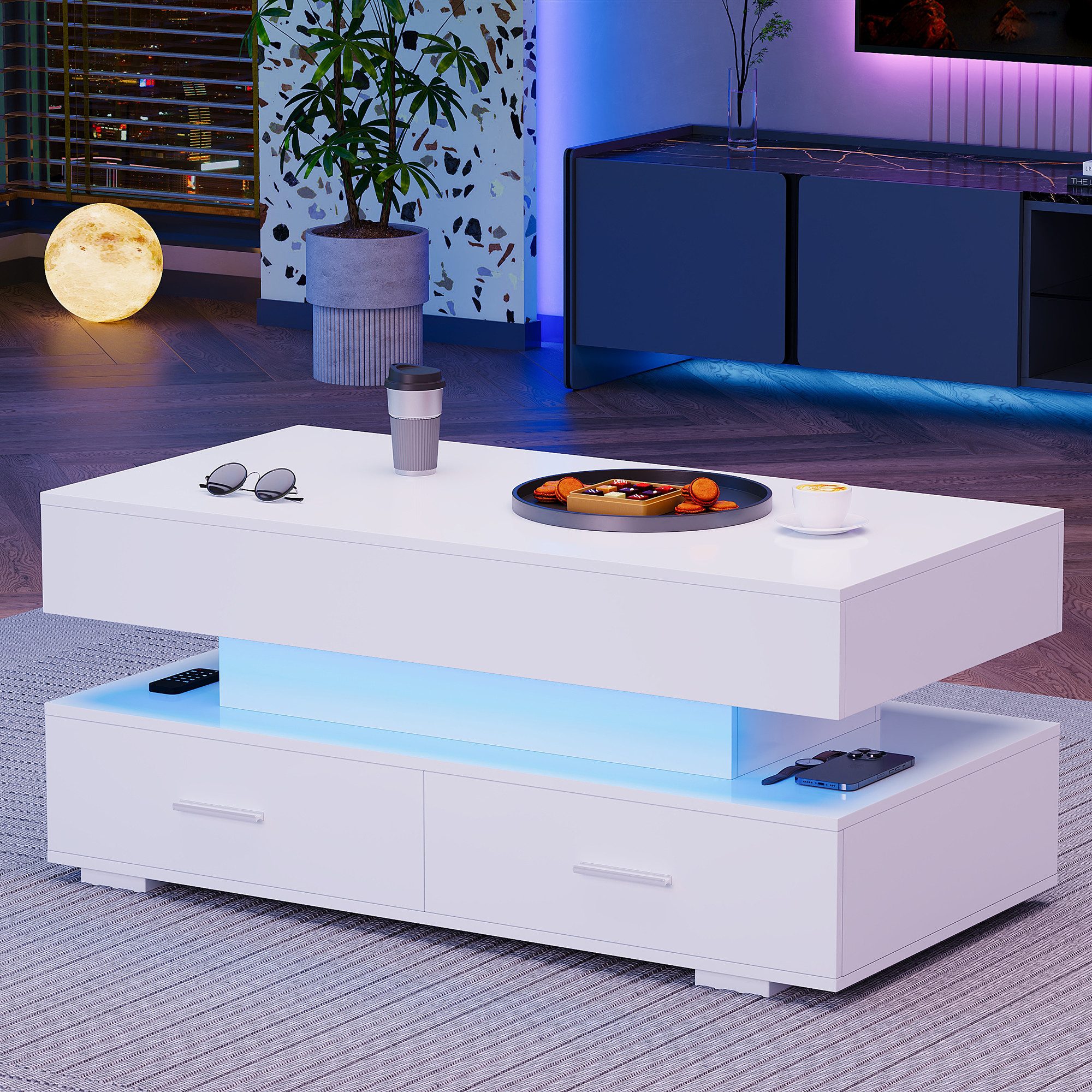 Sweiko Couchtisch Wohnzimmer-Set Wohnzimmertisch Beistelltisch (Sofatisch günstig online kaufen