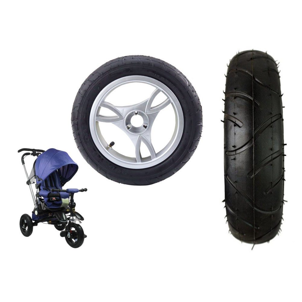 LEAN TOYS Ersatzrad Kunststoffrad mit Gummireifen (aufblasbar) PRO 700 vorne (Spar-Set, 1 St)