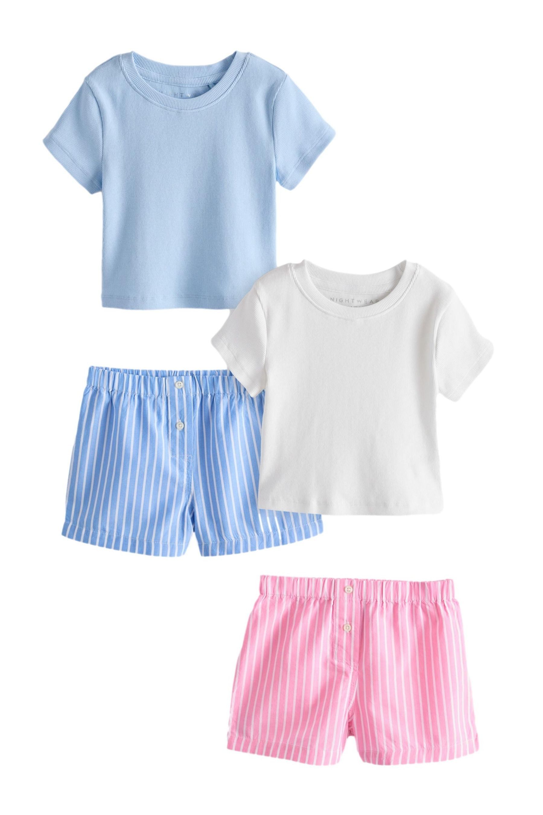 Pyjama Karierte Pyjamas aus Webstoff im 2er-Pack