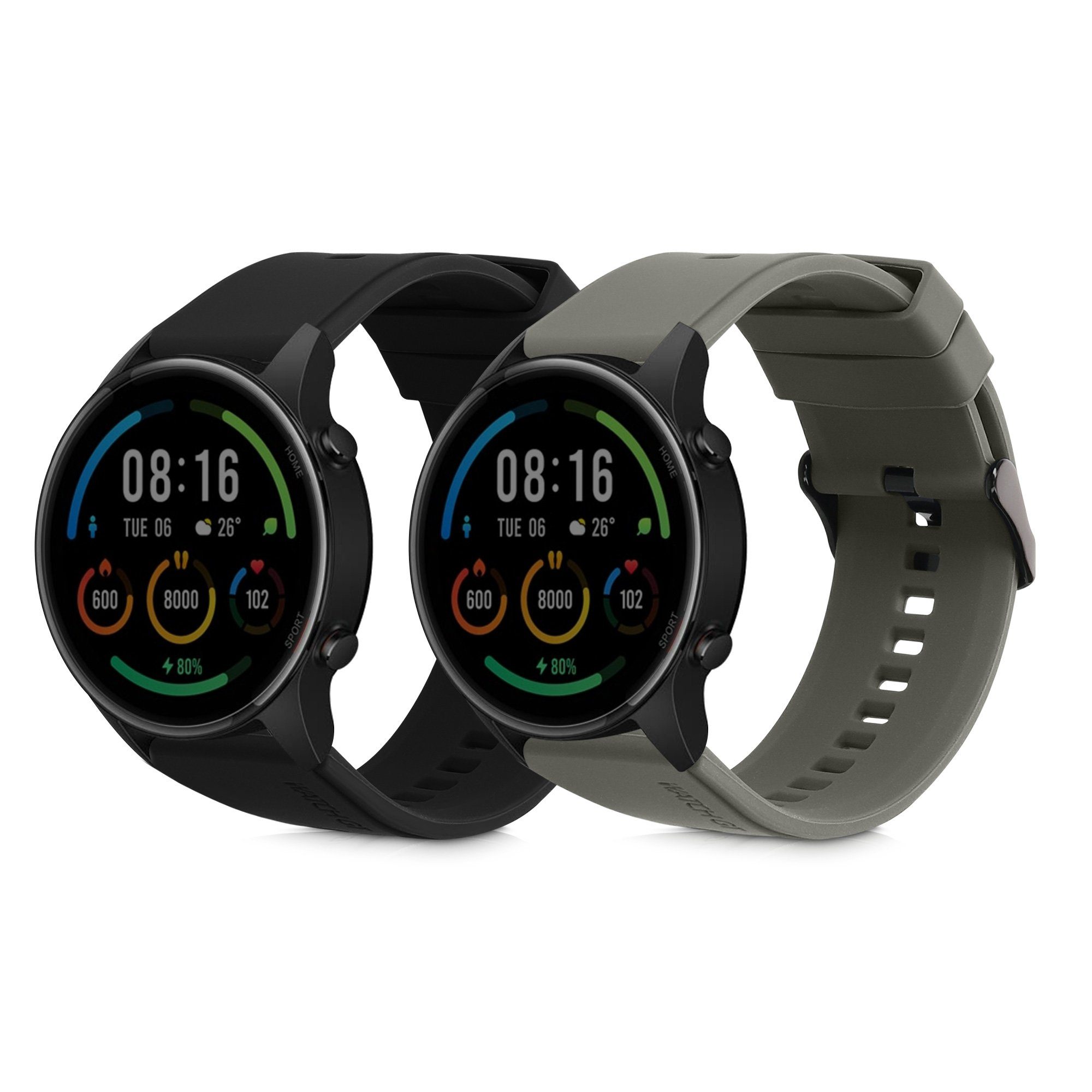 2x Sportarmband für Xiaomi Watch S4/S4 Sport/S3/S2/Watch S1 Smartwatch