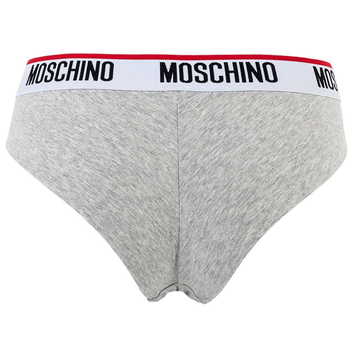 Moschino Slip Hipsters Damen 2er - Briefs, Pack Unterhose Grau