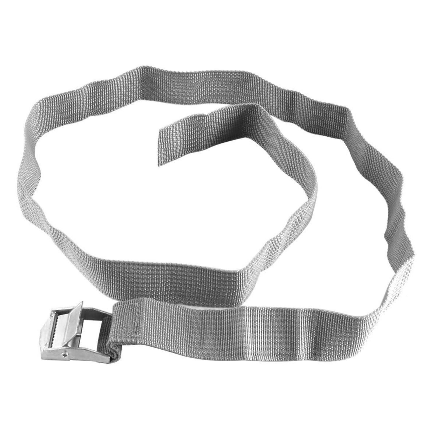 LuxusKollektion Spanngurt Spanngurte Dachgepäckträger 1m x 2,5cm Grau (2-St)