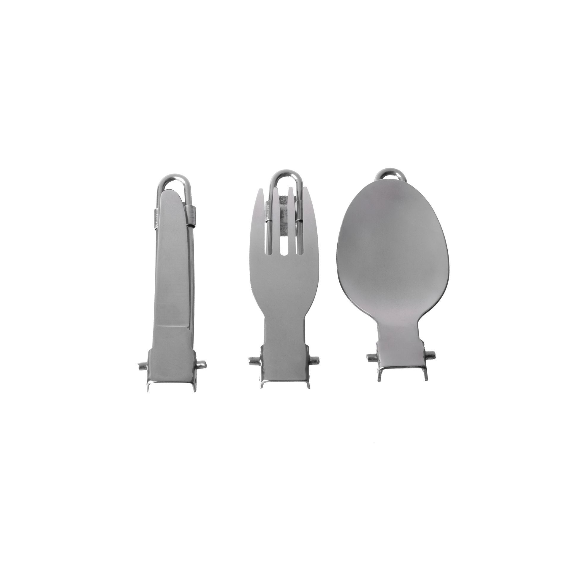 BasicNature Besteck-Set BasicNature Besteckset Biwak 'MiniTrek', Edelstahl