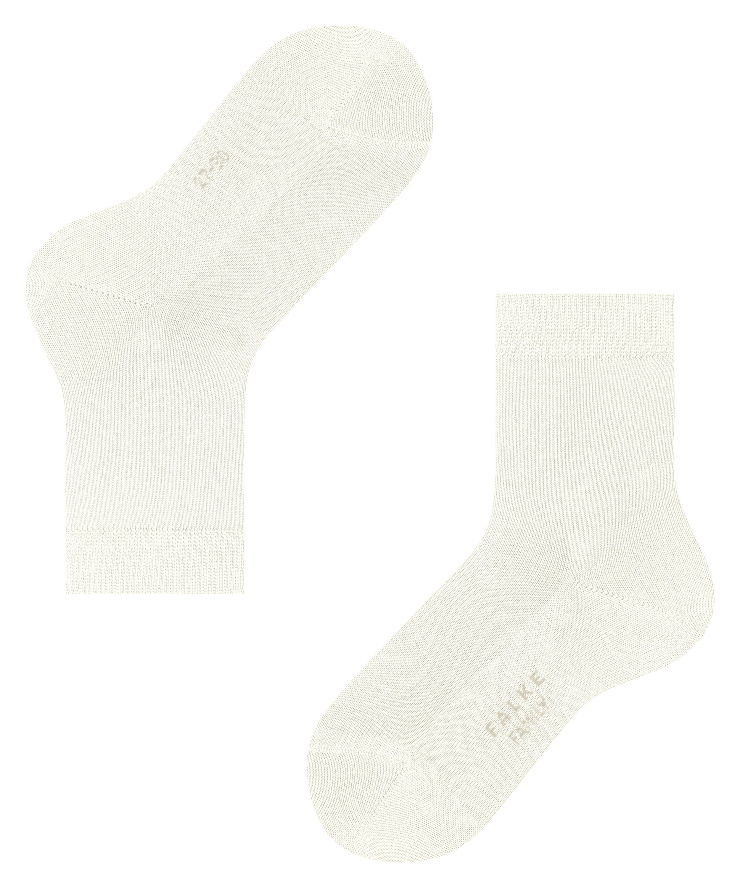 (2040) off-white FALKE (1-Paar) Family Socken