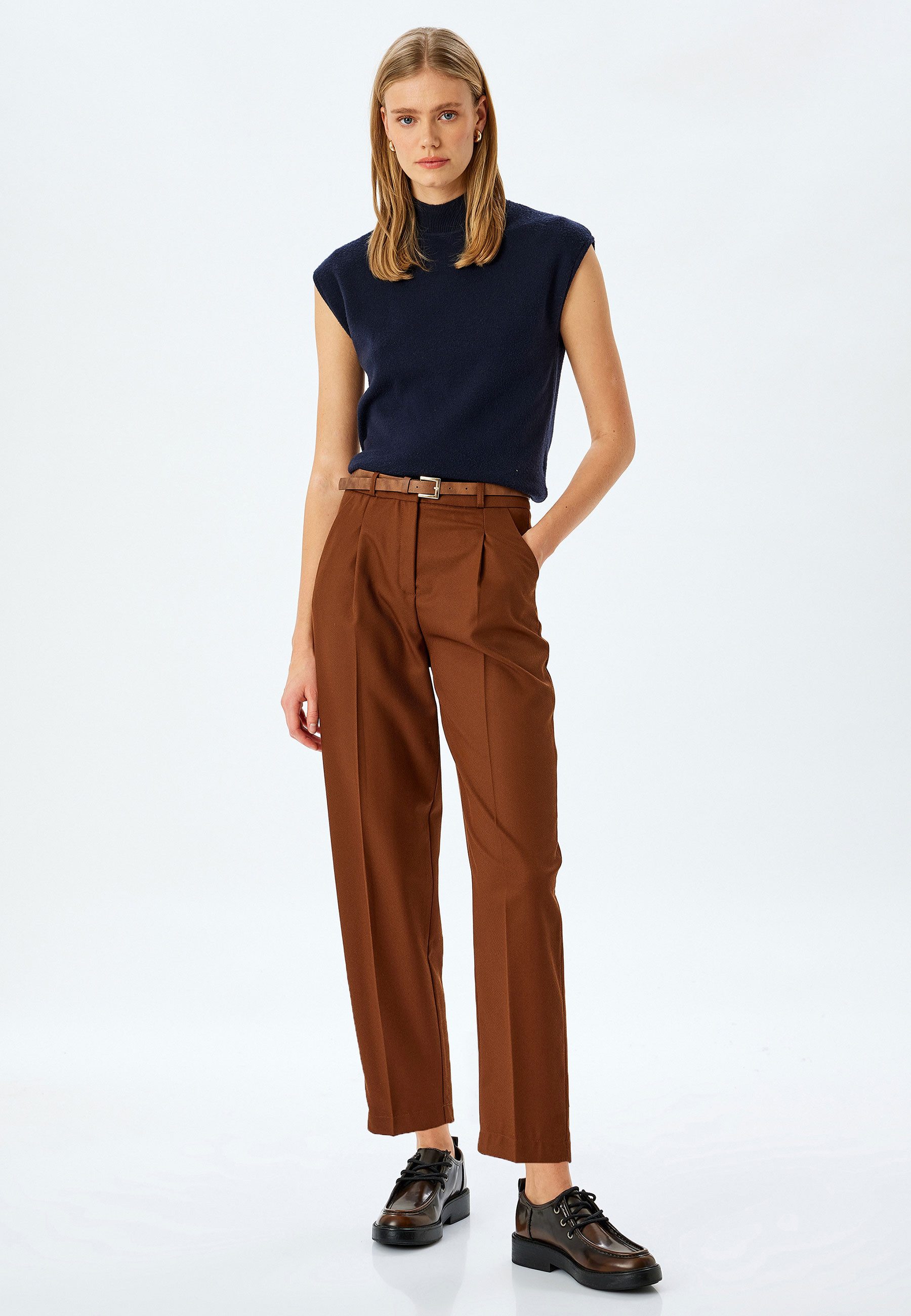 Koton Anzughose Normale Leibhöhe Carrot Anzughose günstig online kaufen