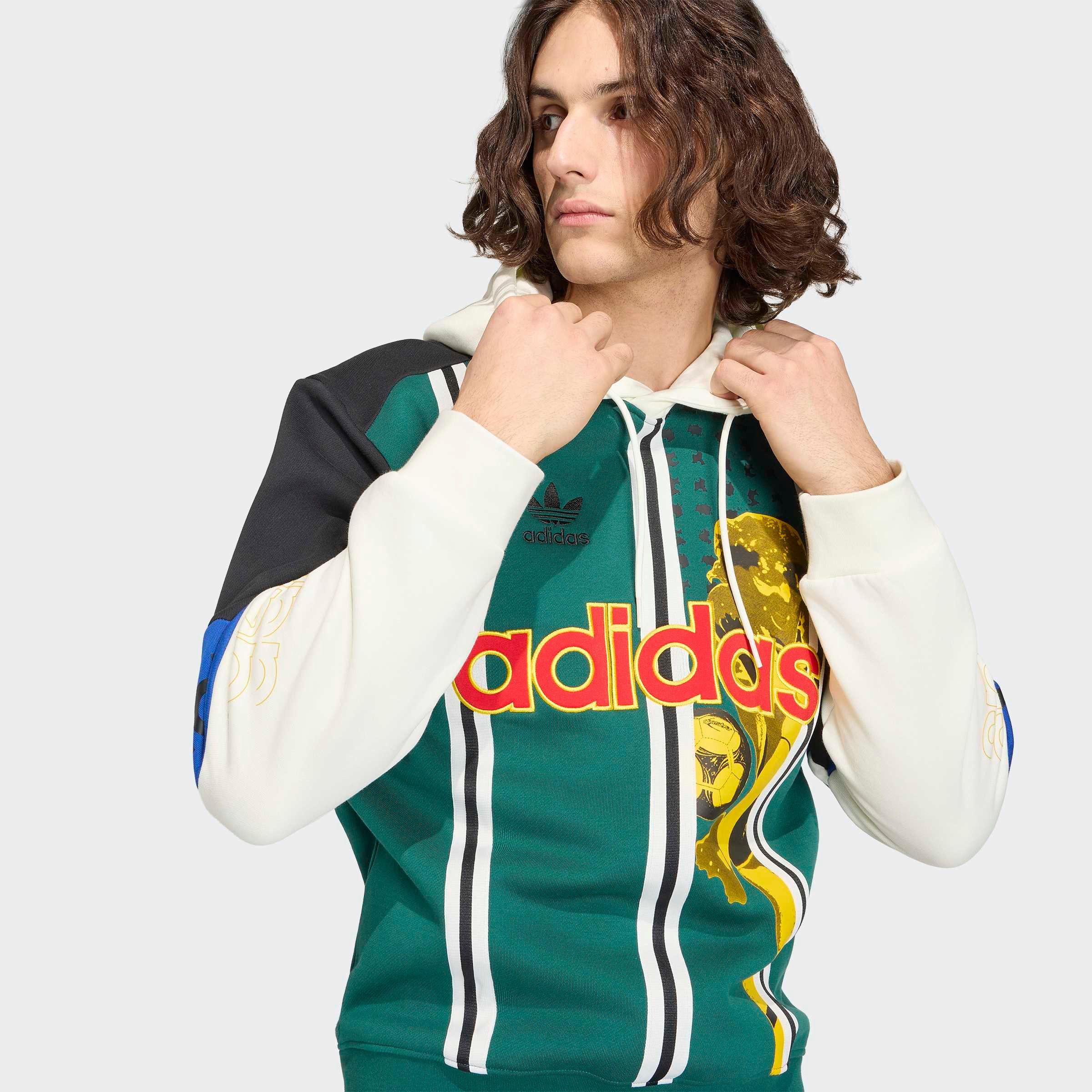 adidas Originals Kapuzensweatshirt FTBL GFX HD mit Kapuze mit Kordel, in normaler Schnittform