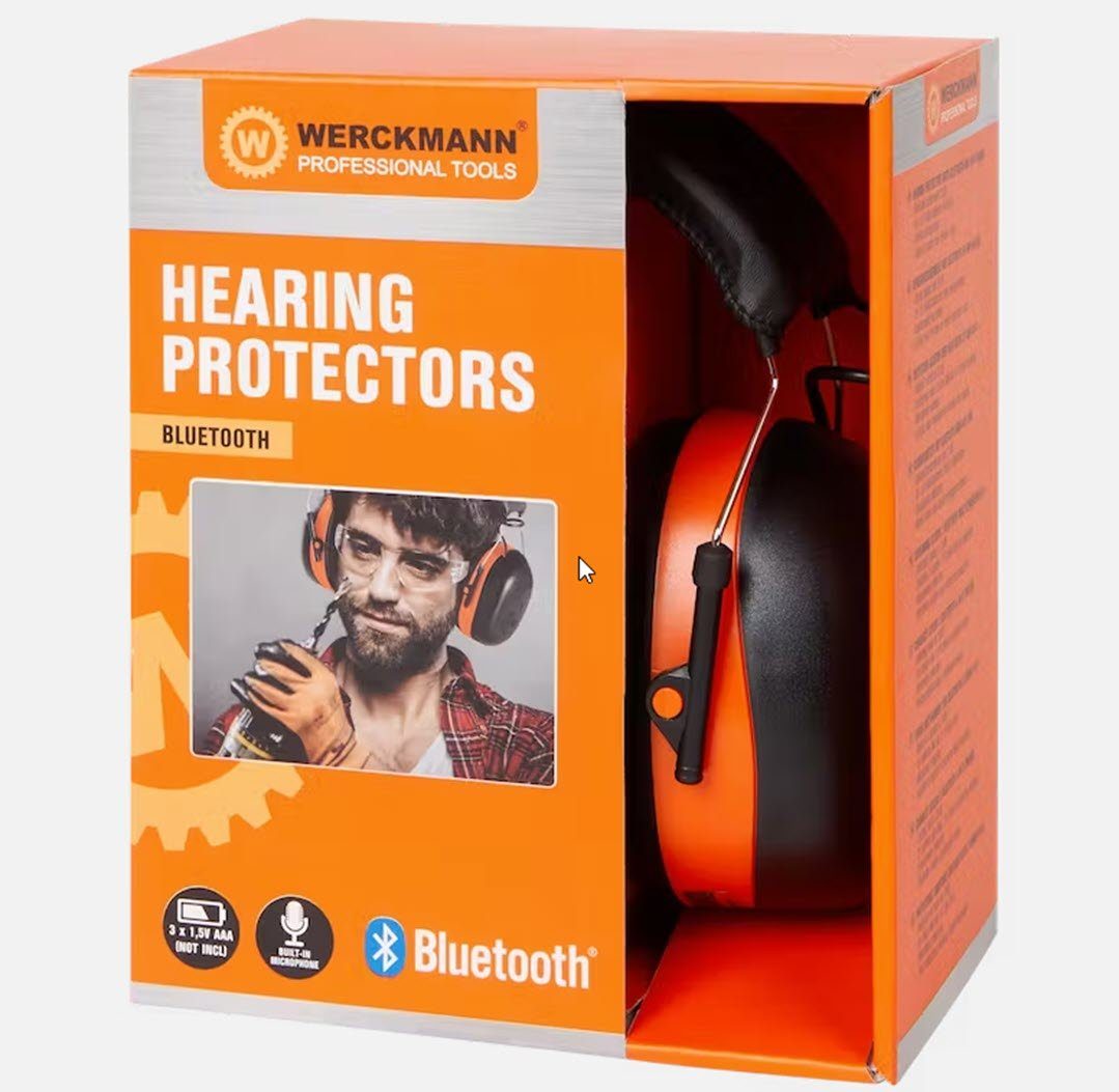 Kapselgehörschutz Bluetooth, mit (1 Spectrum Hörschutz Gehörschutz St)