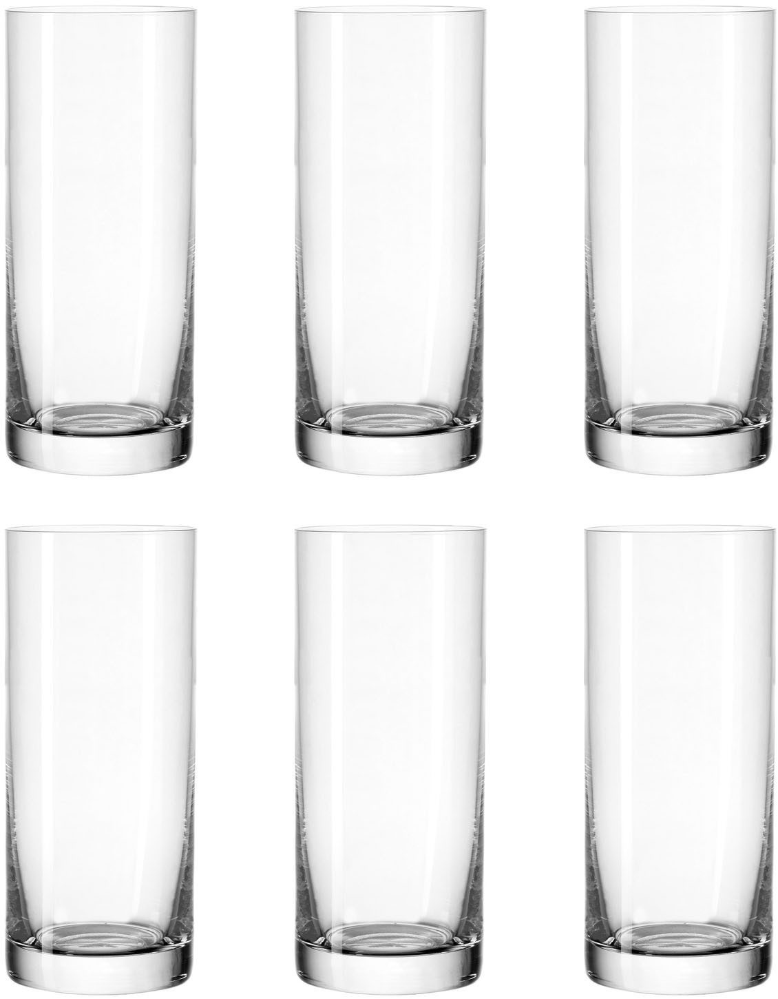 LEONARDO Gläser-Set EASY+, Kristallglas, 340 ml, 6-teilig
