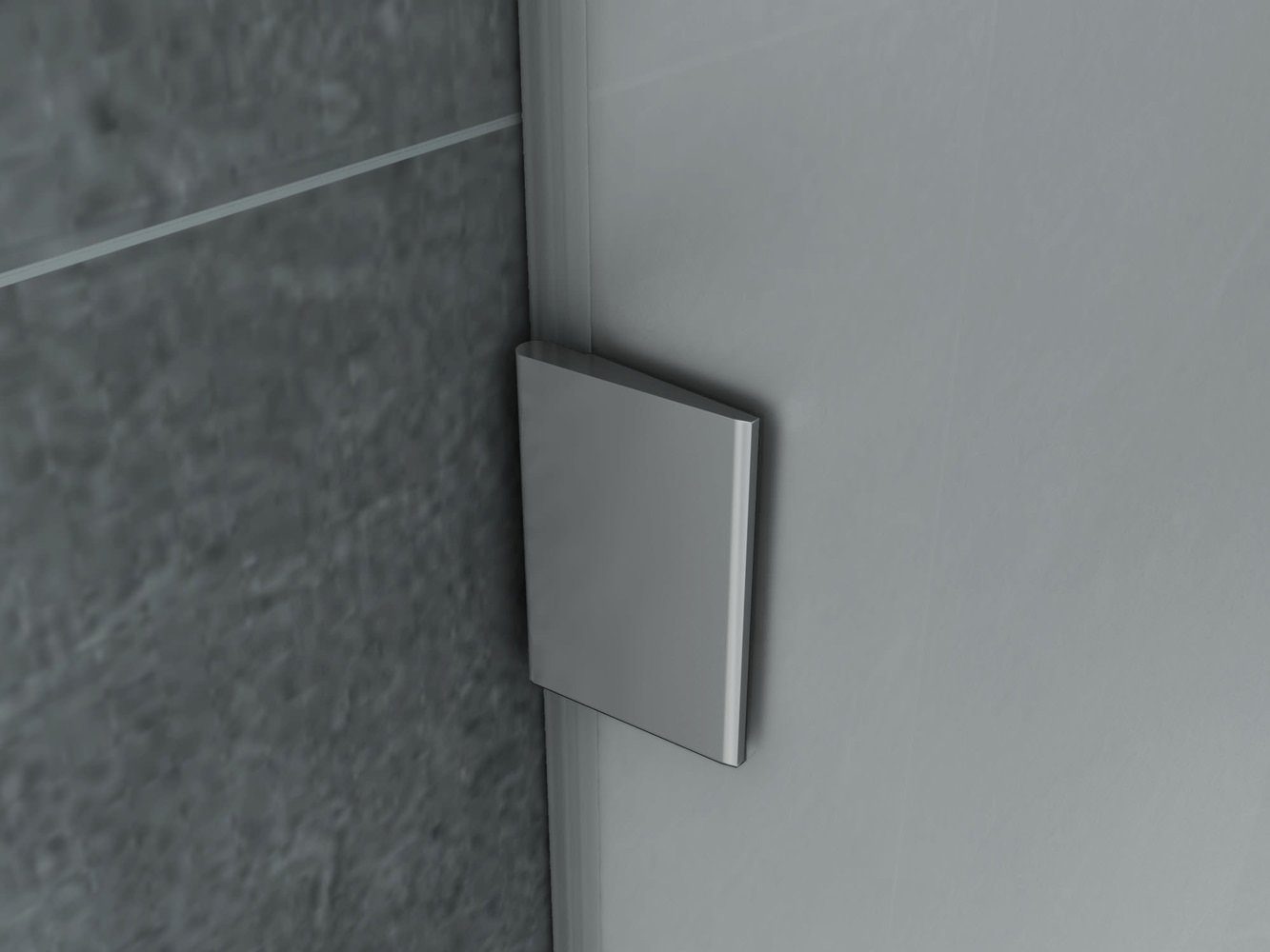 Aloni Urinal CR-W001, (einzel, 1-tlg), ESG-Sicherheitsglas mit Nano-Beschichtung