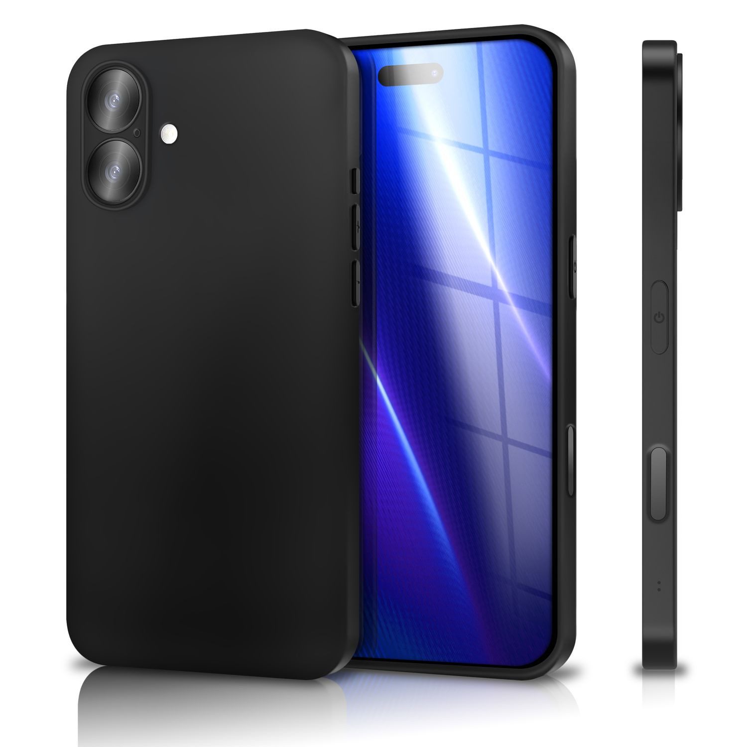 Nalia Smartphone-Hülle Apple iPhone 17 16 cm (6,3 Zoll), Soft Touch Case / 1,28mm Dünn / Matt & Smart / TPU Cover Schutzhülle