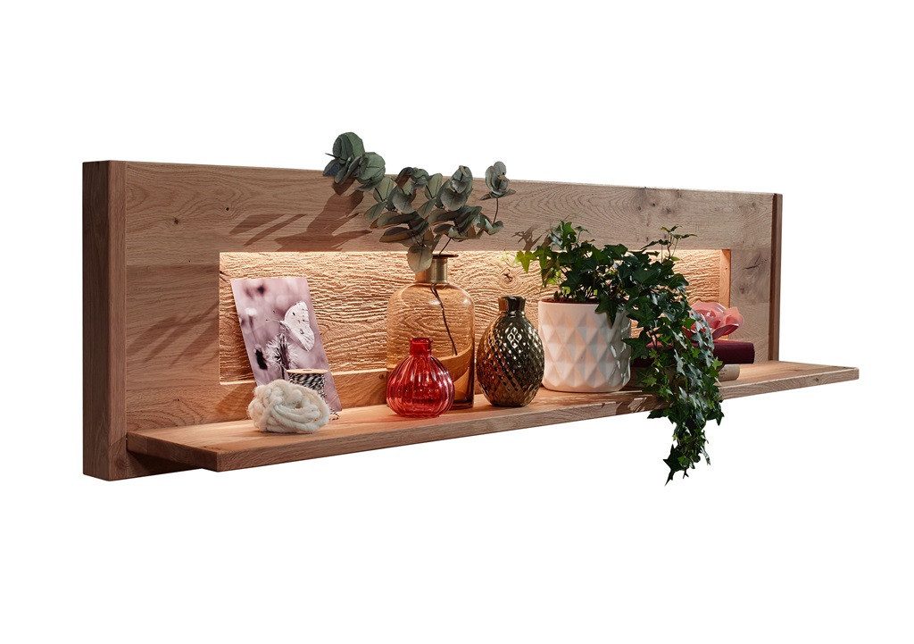 Main Мебель Wandregal Regal 123cm Wildeiche Berlin