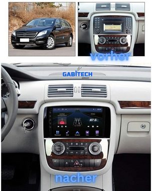 GABITECH 9 Zoll Autoradio Android 13 für Mercedes Benz R-Klasse GPS Navi BT Einbau-Navigationsgerät (Drahtloses Carplay & Android Auto,3D Navi,2GB RAM; 32GB ROM,WiFi,DAB)
