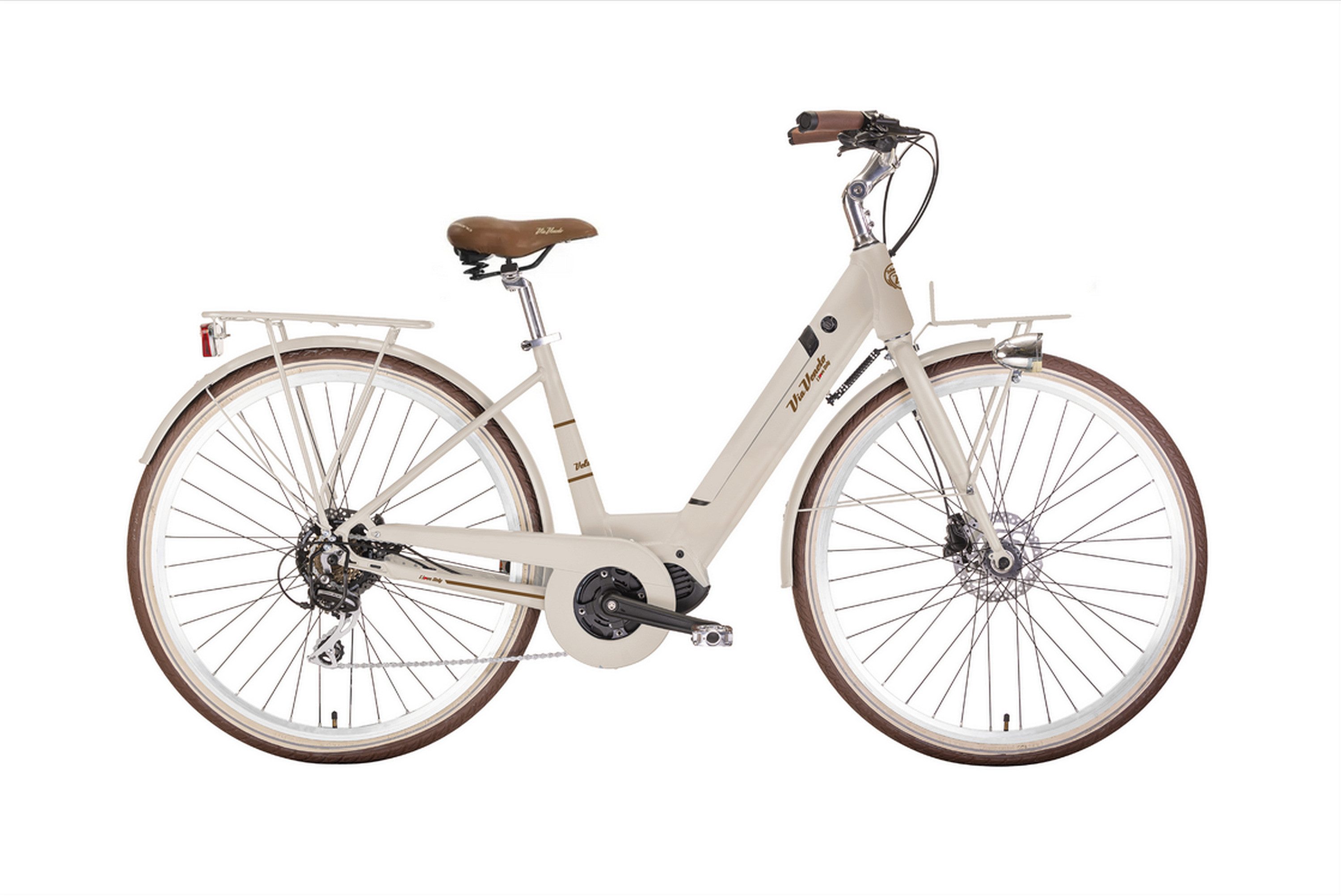 VENICE - I love Italy E-Bike Elektro-Citybike E-LITE LADY 28 Zoll, 7 Gang Shimano, Kettenschaltung, Mittelmotor, 360 Wh, Elektro-Citybike E-LITE LADY 28 Zoll