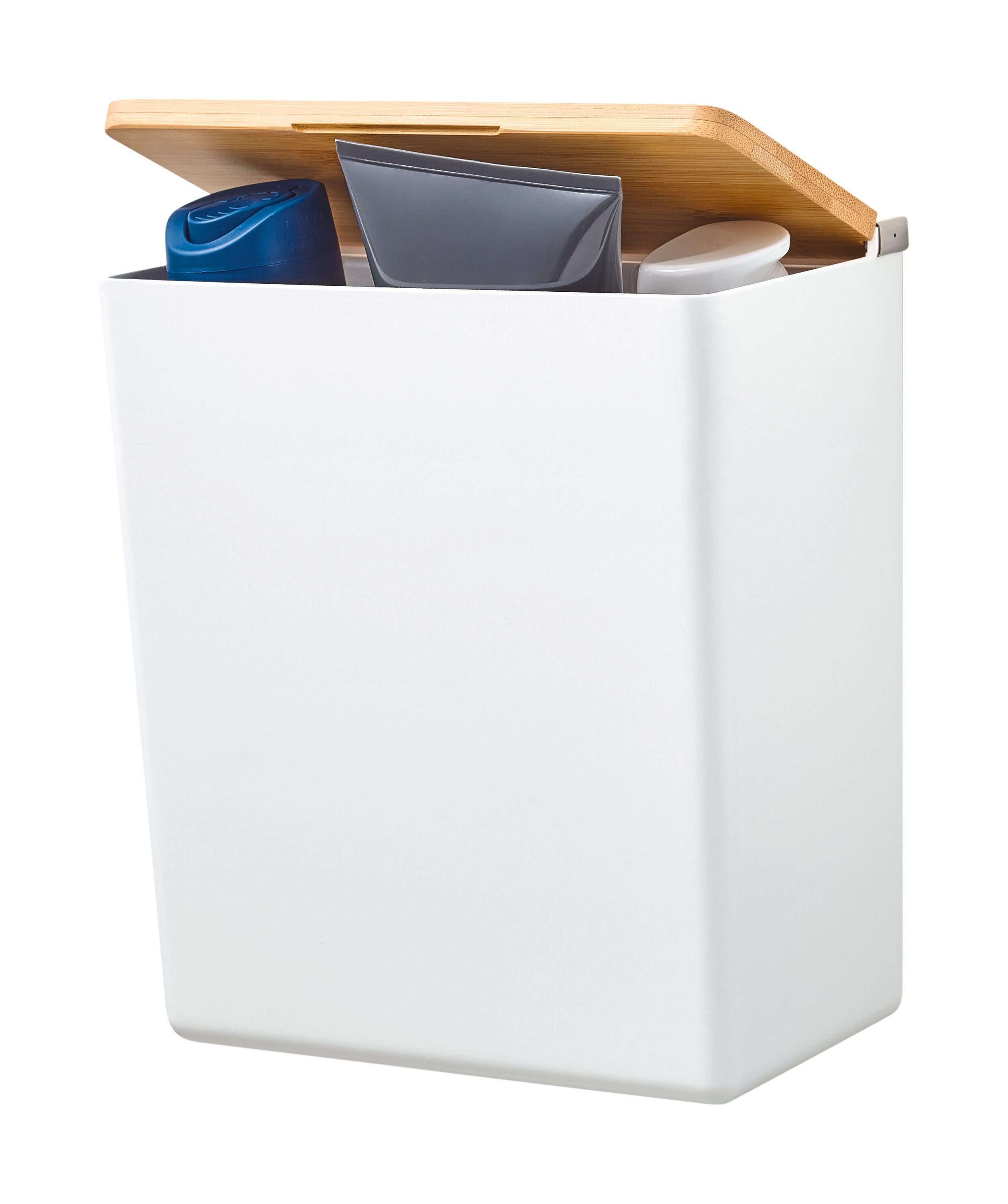 tesa Badorganizer BABOO Bad-Aufbewahrungsbox groß (Set, 1 St), Badezimmer Aufbewahrungslösung, Badregal zur Wandmontage ohne Bohren