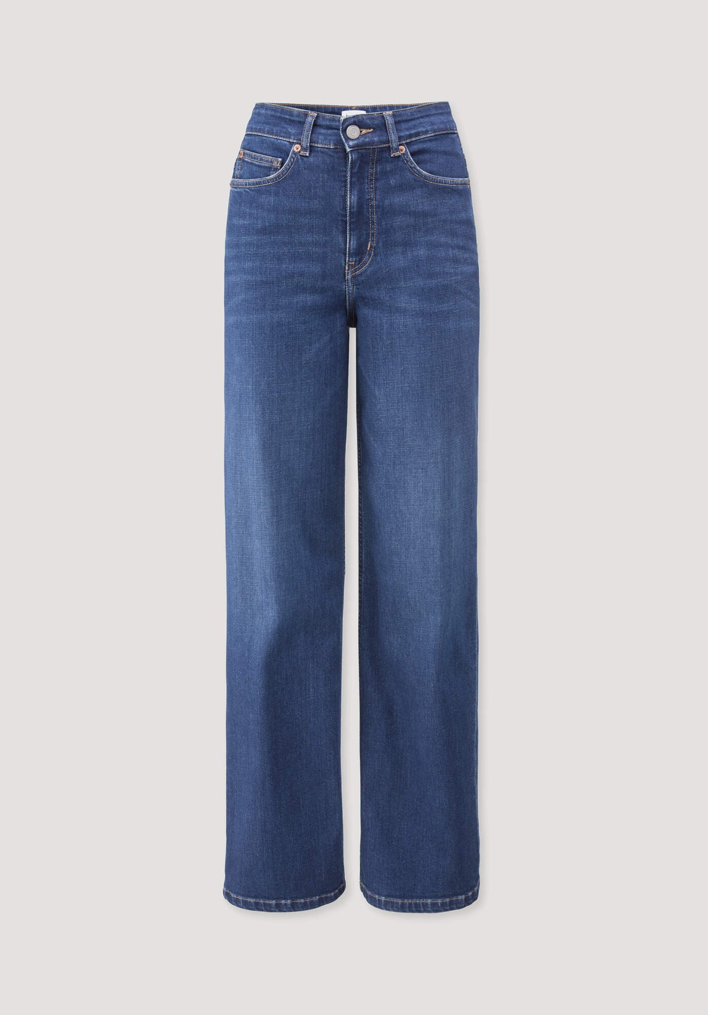 Hessnatur Bequeme Jeans ALVA High Rise Wide Leg aus Bio-Denim (1-tlg) ALVA High Rise Wide Leg aus Bio-Denim