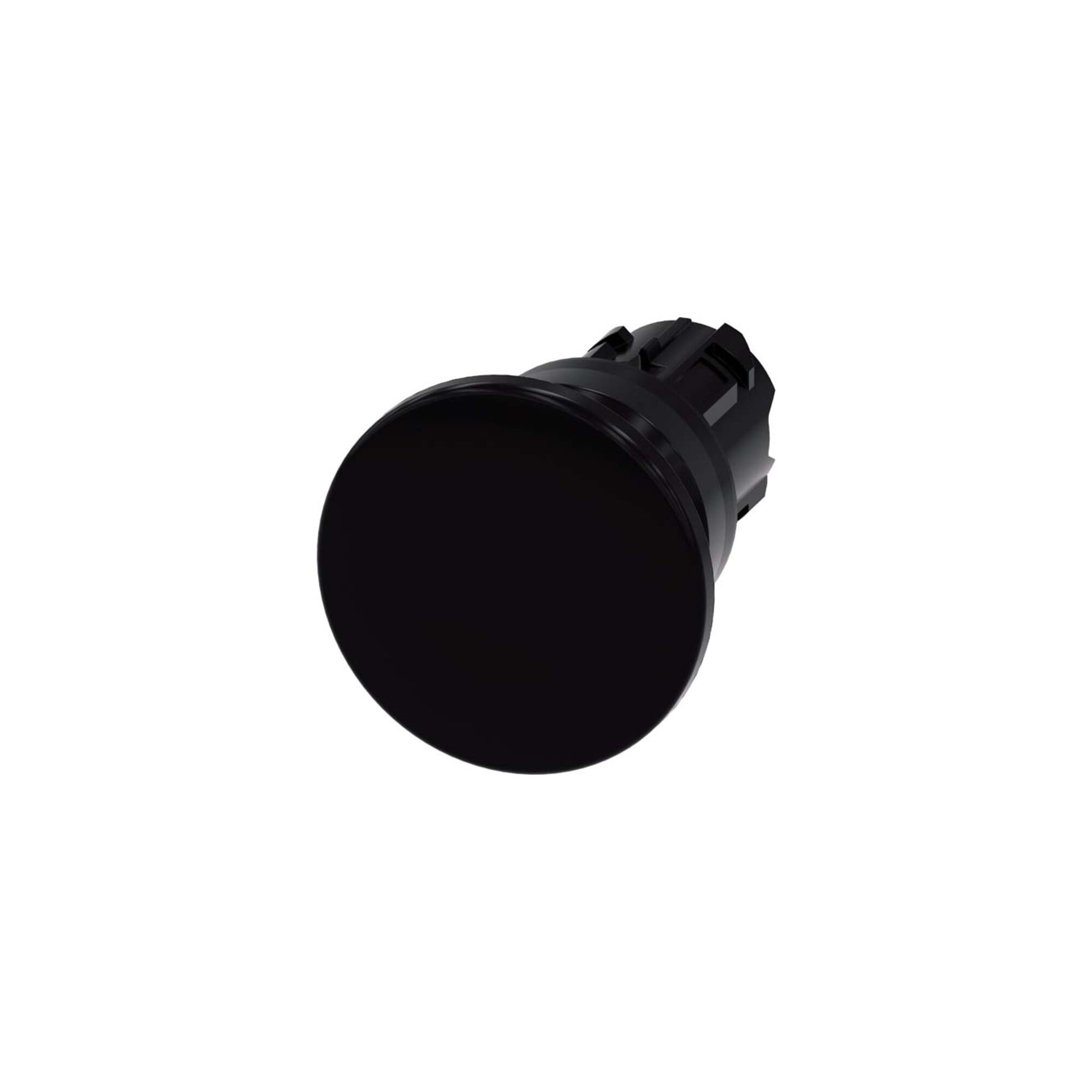SIEMENS Siemens Indus.Sector Pilzdrucktaster 22mm, rund, schwarz 3SU1000-1BD10 Wandtaster