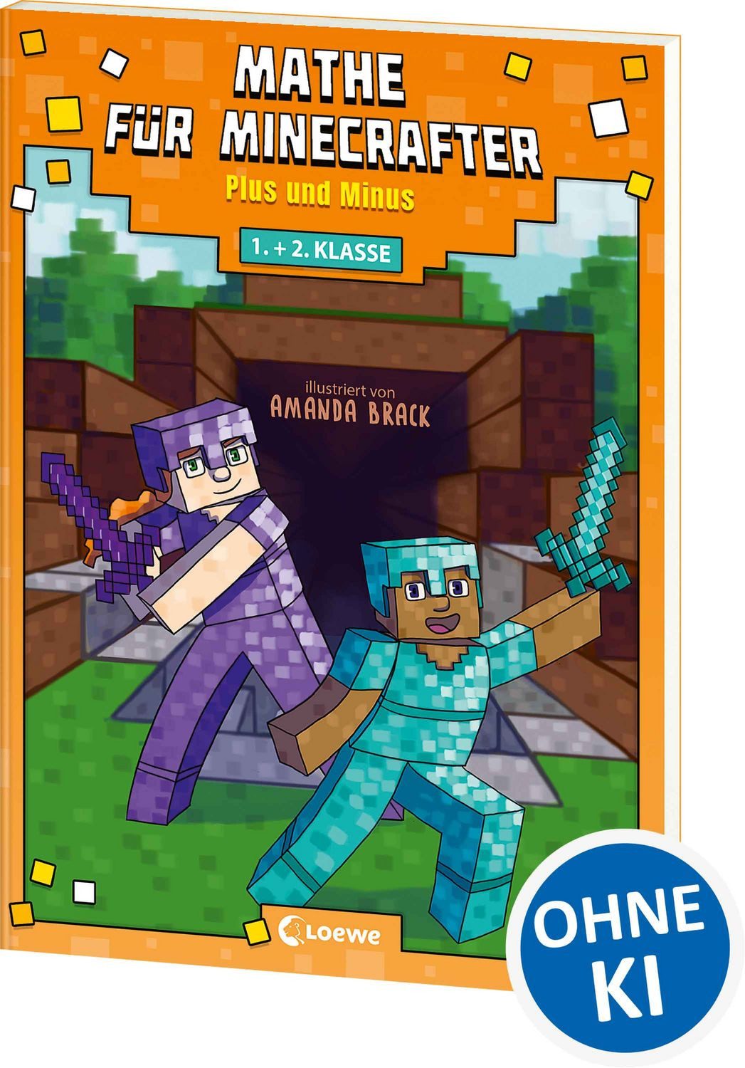 Mathe für Minecrafter - Plus und Minus / diverse, Mathematik-Nachhilfe für Jungen und Mädchen in der 1. und 2. Klasse