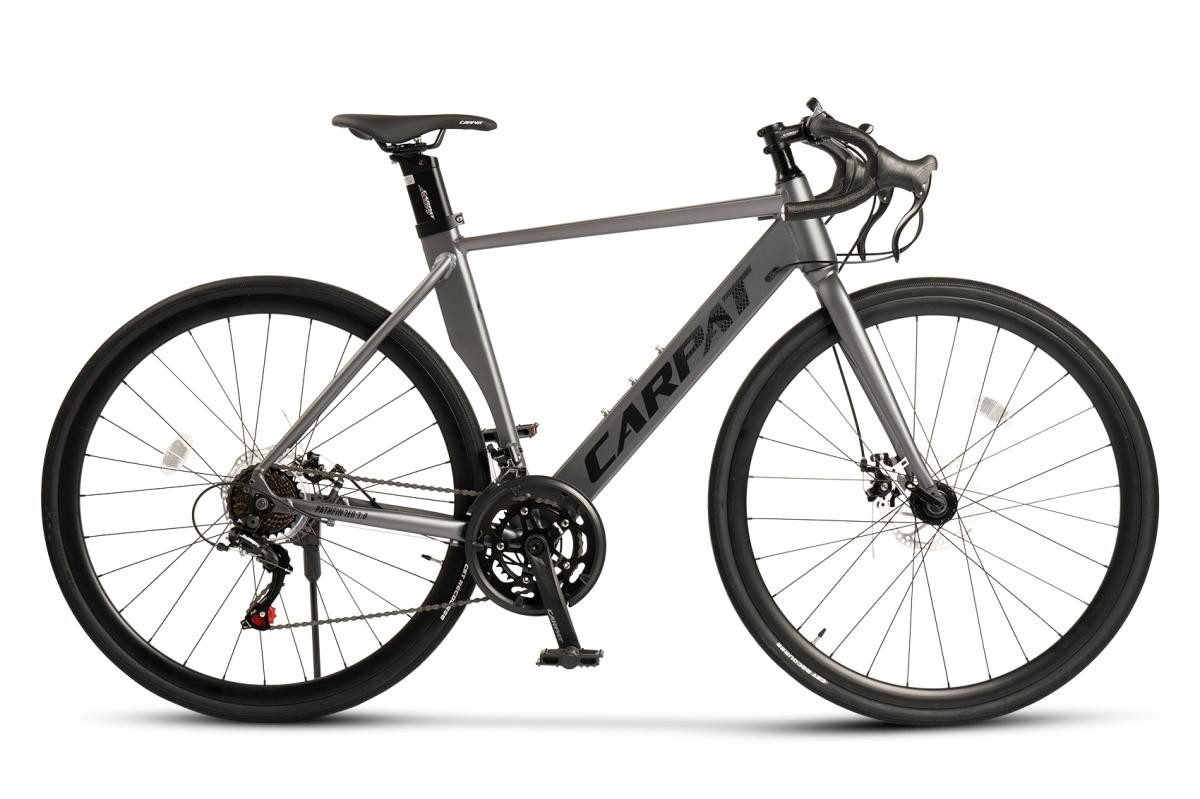 Mountainbike mit abnehmbares Vorderrad gebogener Lenker