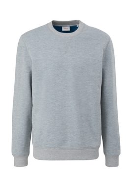 s.Oliver Sweatshirt Sweatshirt aus Baumwollmix Stickerei, Logo