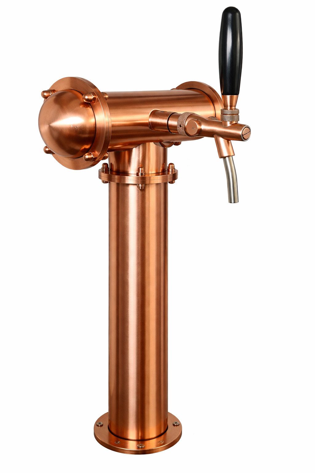 GASTROBEDARF WESTERBARKEY Zapfhahn Beer Tower "Mr. T" Bronze 1 leitig mit Kompensatorschankhahn