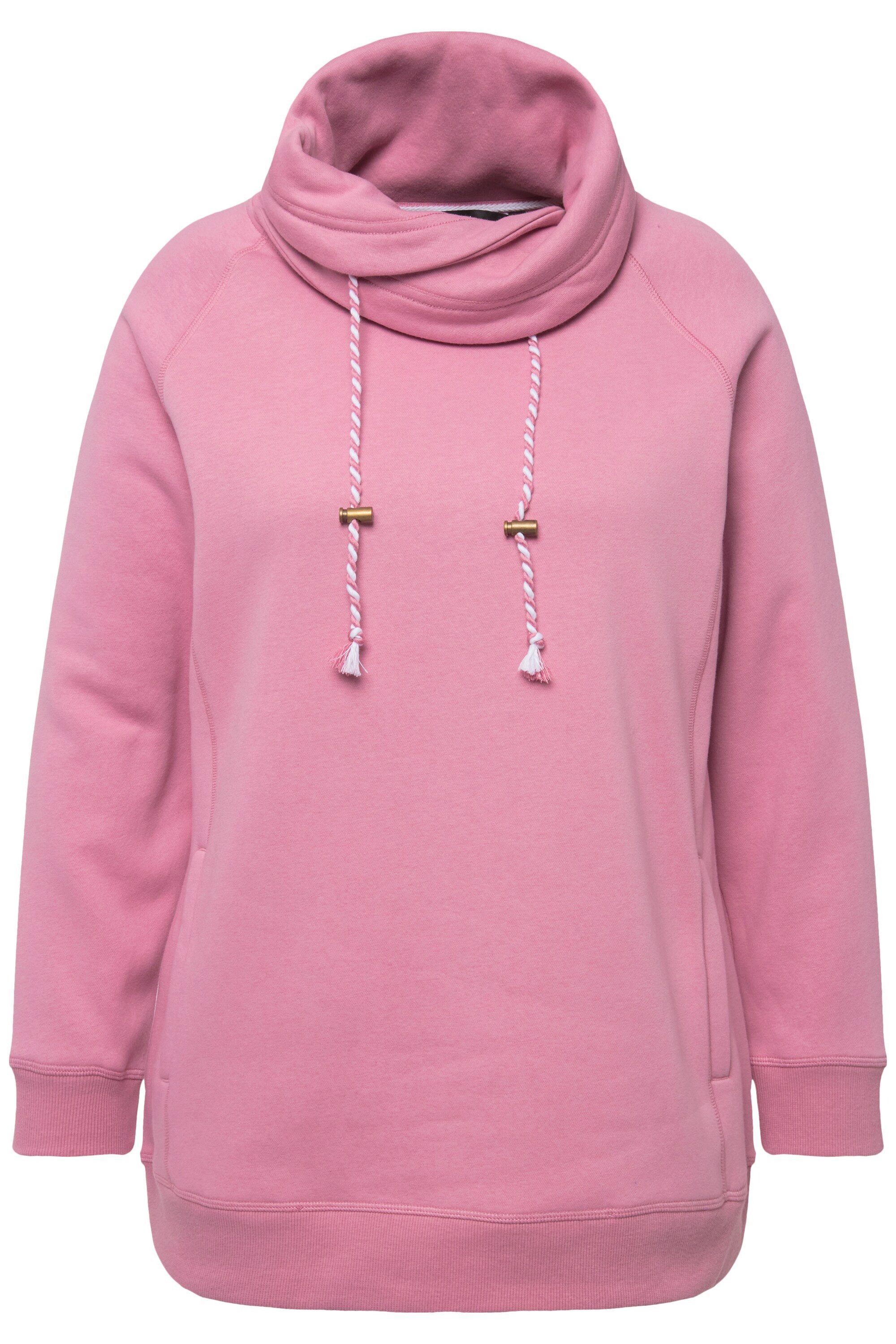 Ulla Popken Sweatshirt Bis 64 Sweatshirt mit Stehkragen Pullover günstig online kaufen