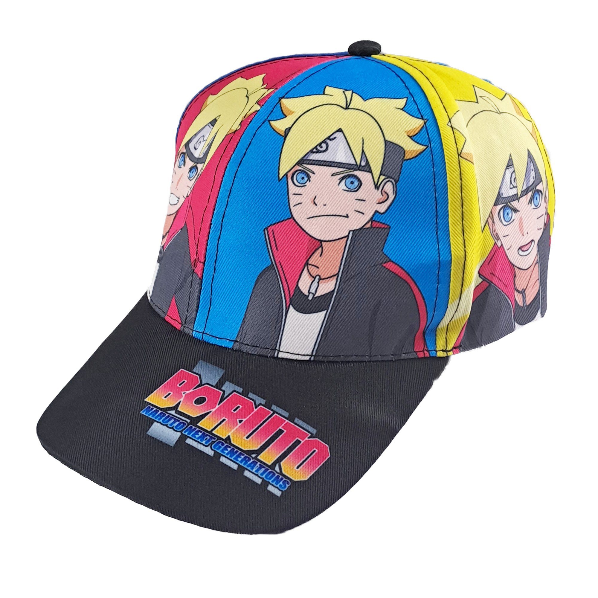 Boruto Baseball Cap Anime Boruto Fullprint Basecap Baseball Kappe Gr. 55