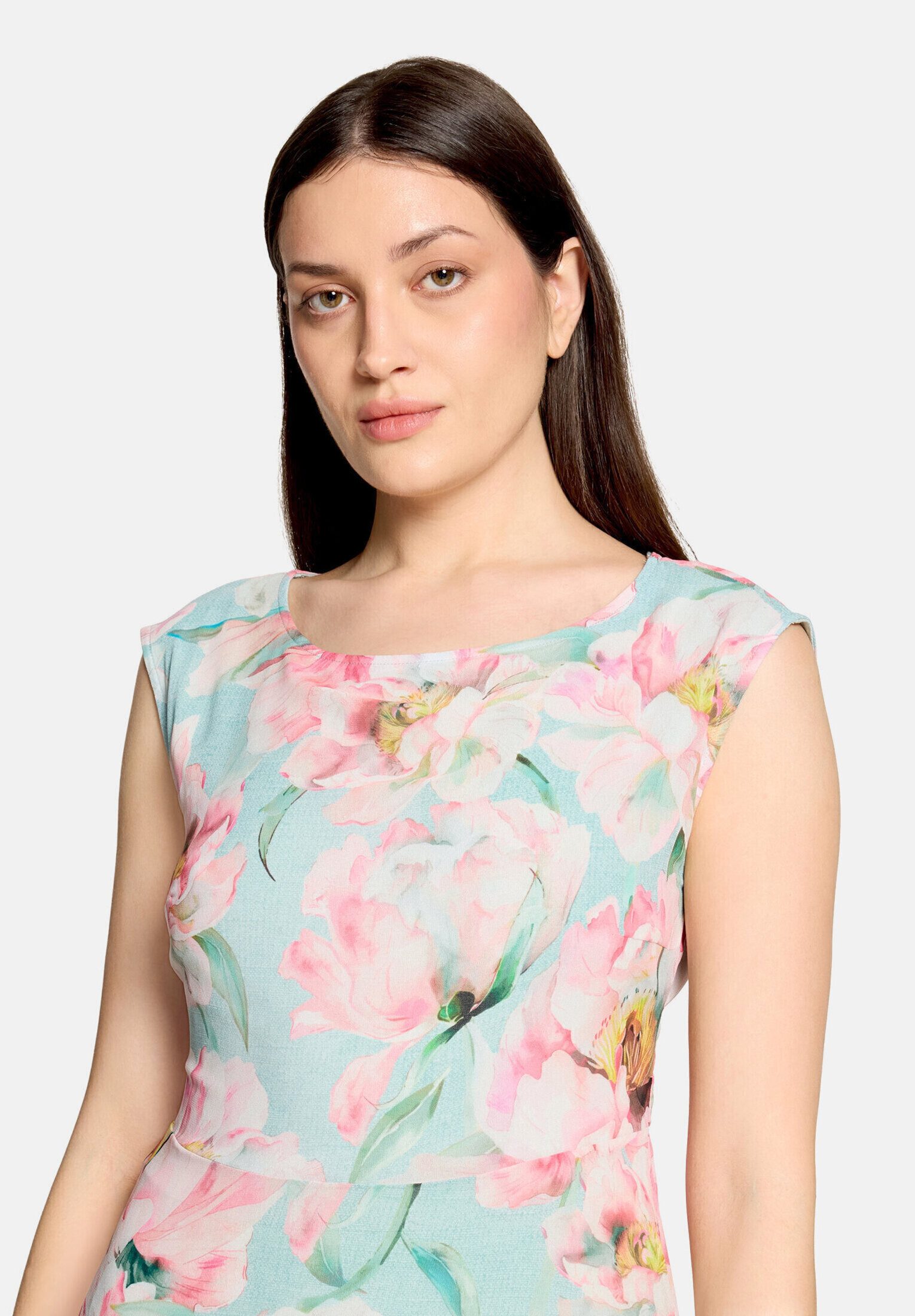 Betty Barclay Chiffonkleid Damen mit Bindegürtel