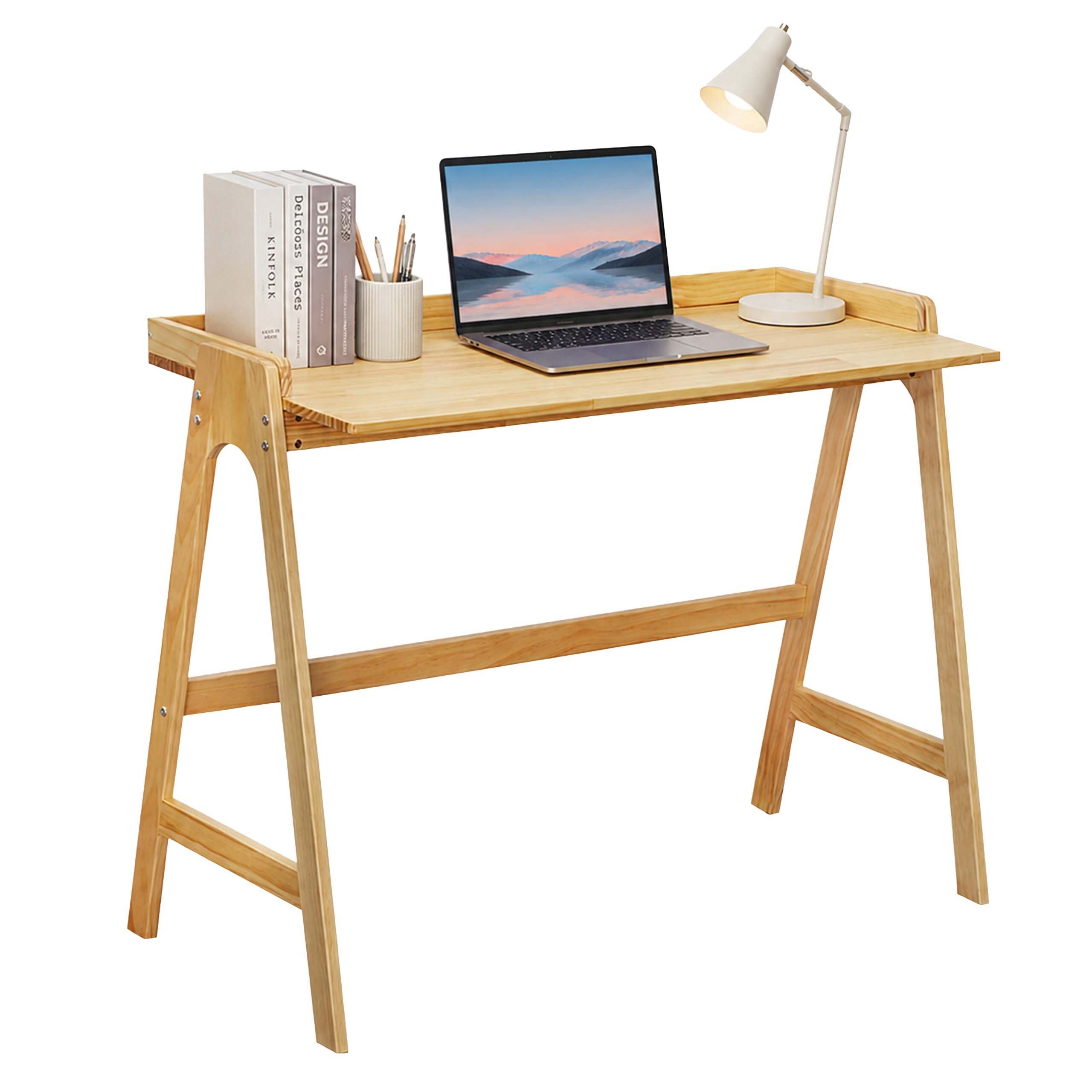 relaxdays Computertisch Schreibtisch aus Sperrholz (1-St)