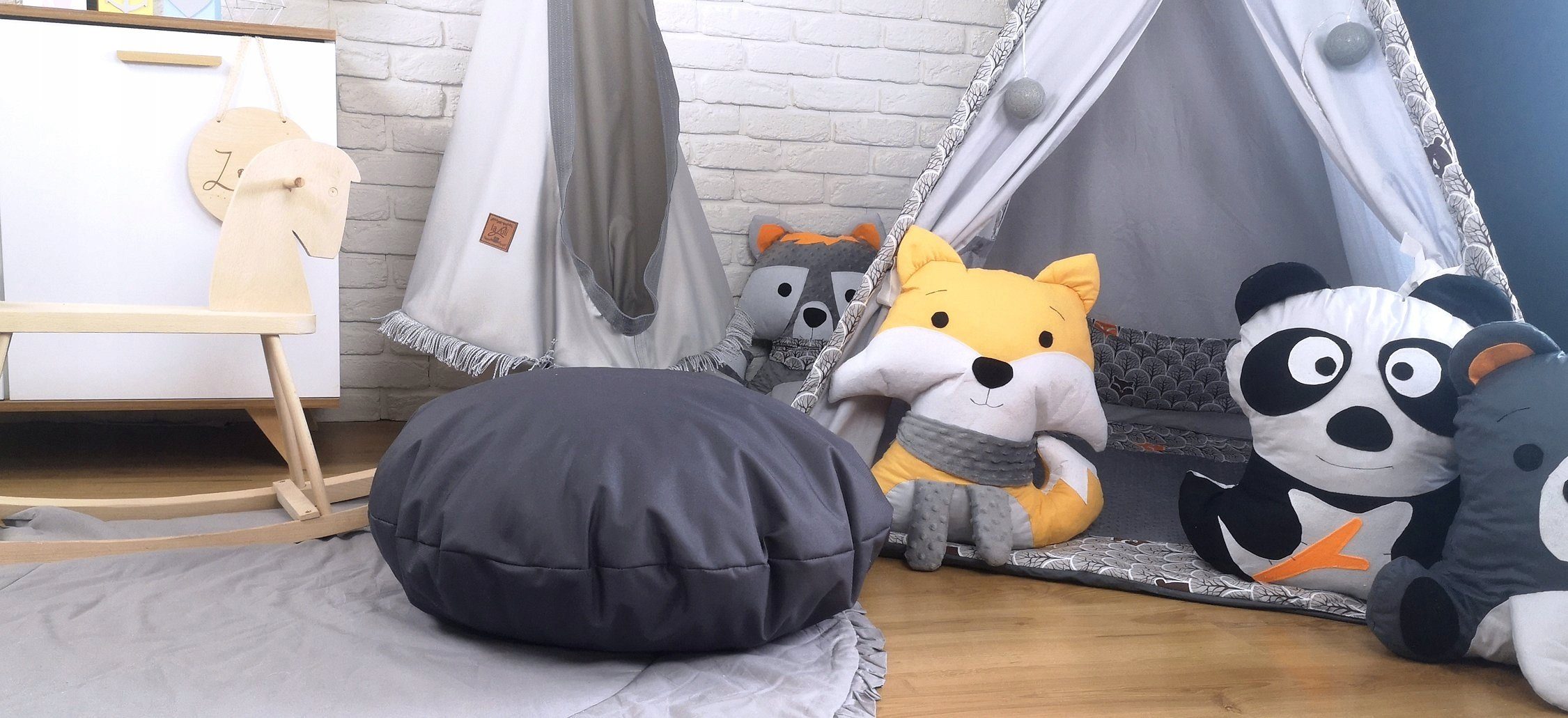 Pamek Nestschaukel Hängecocon mit Sitzkissen Hänhehöhle Kinderschaukel Hängesessel, Sitzkissen 62 cm Durchmesser.
