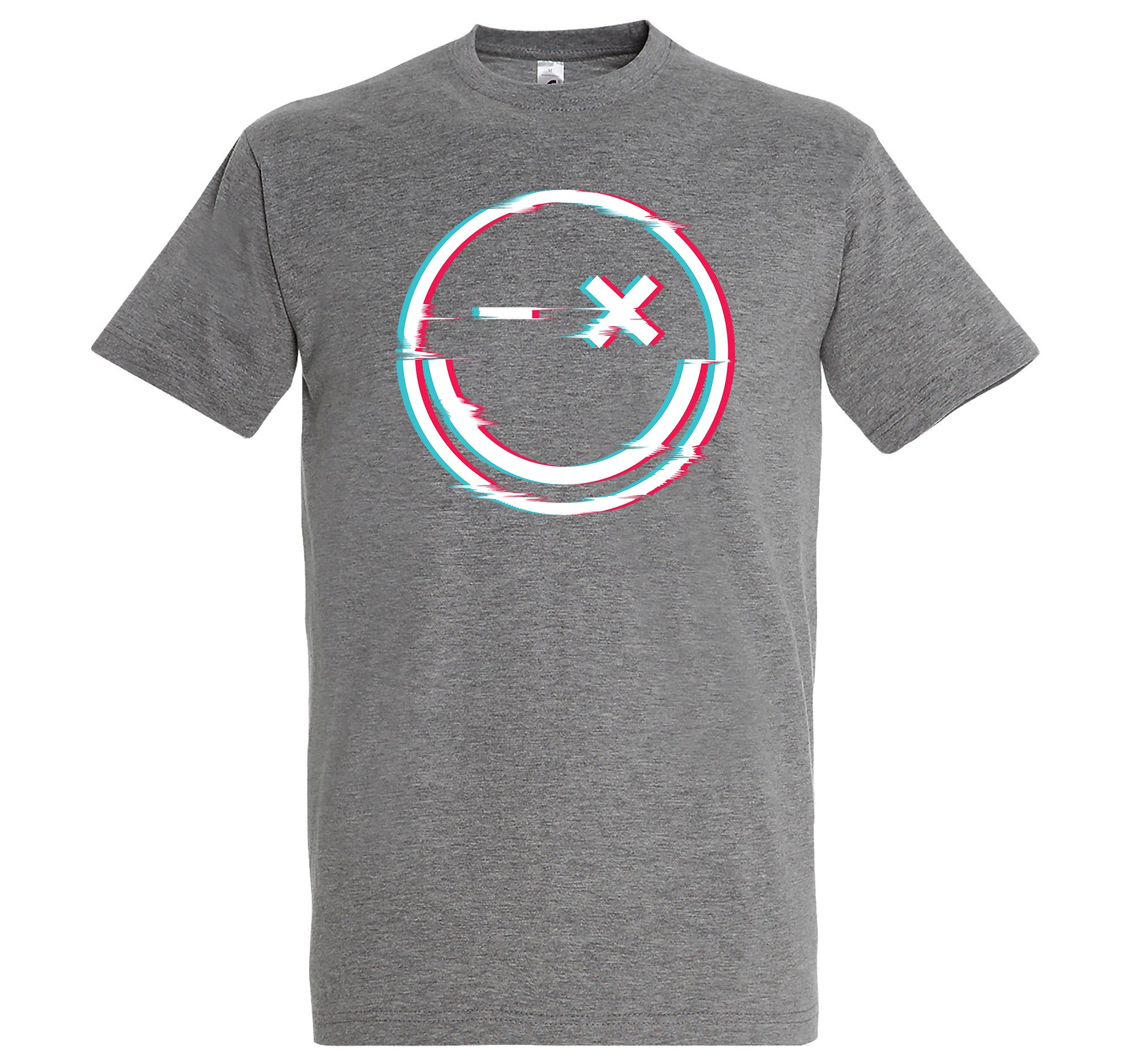 Print-Shirt Smile Glitch Herren T-Shirt