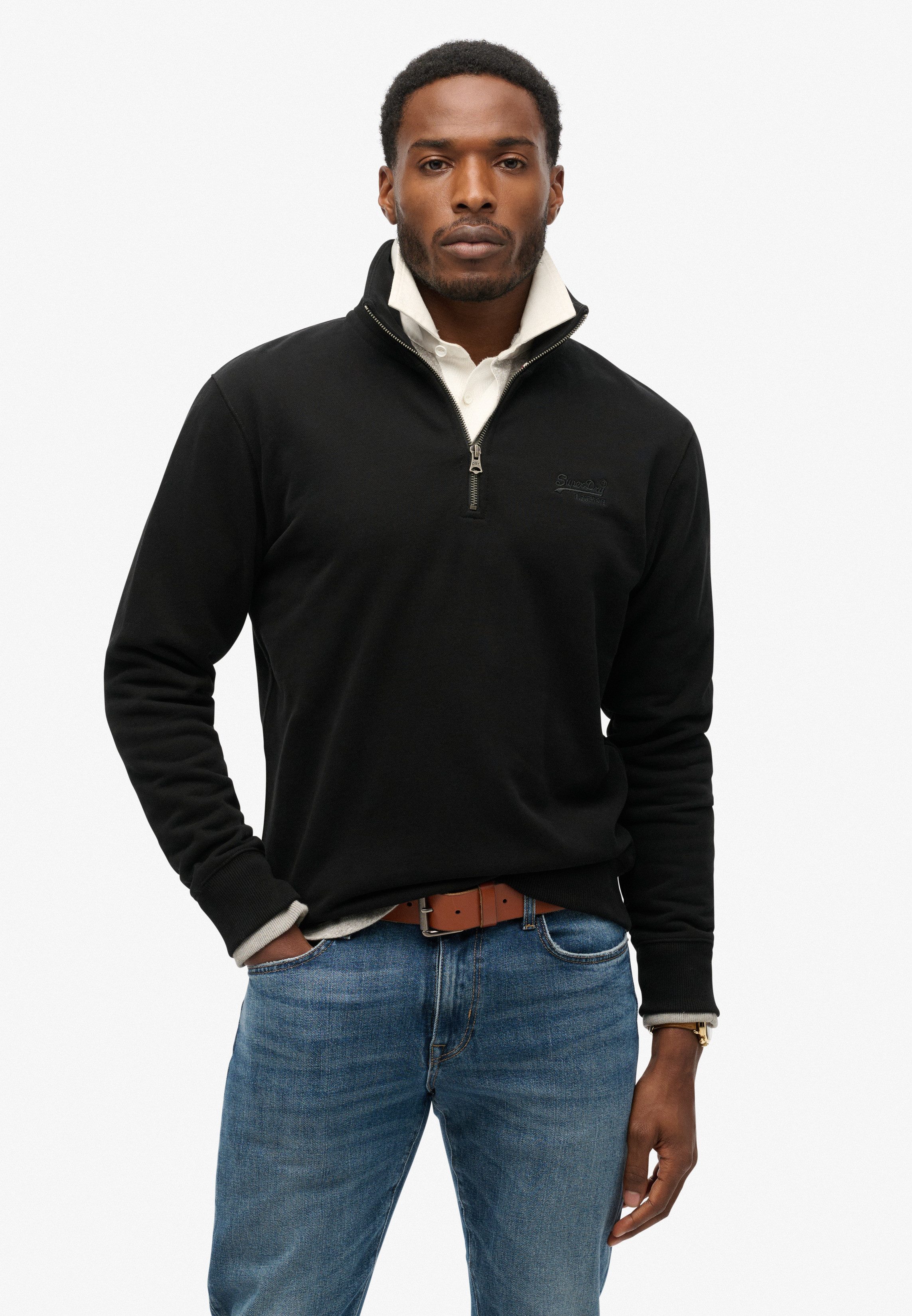 Superdry Sweatshirt ESSENTIAL LOGO HENLEY günstig online kaufen