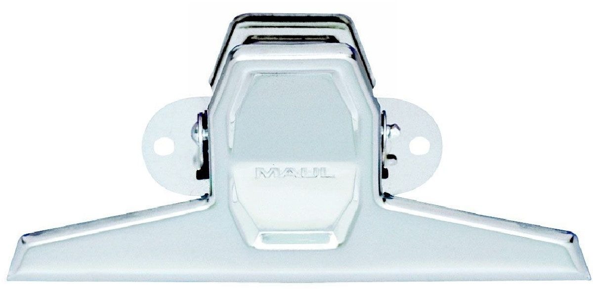 Büroklammer Montage-Klemmer Maulpro Breite 125mm nickel