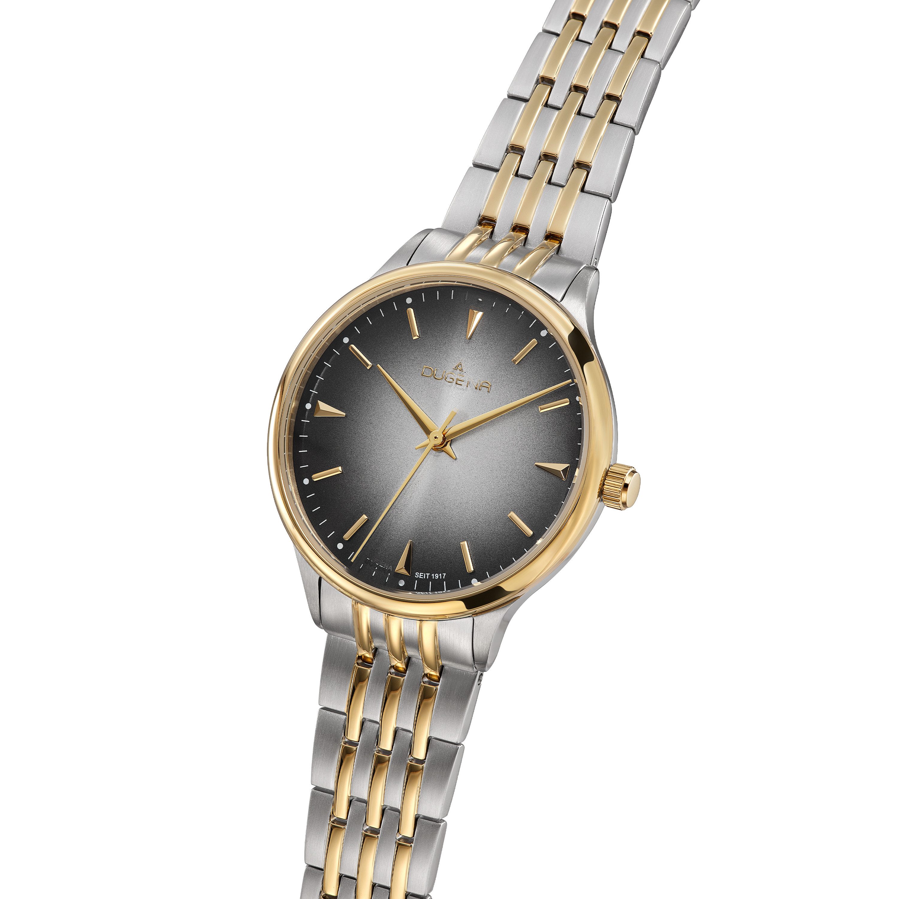 Dugena Quarzuhr Damen-Armbanduhr Grace 4461136, Quarzwerk, wasserdicht