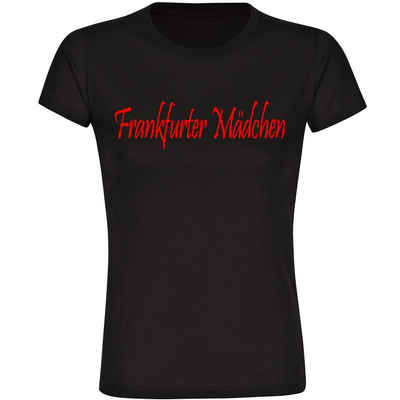multifanshop T-Shirt Damen Frankfurt - Frankfurter Mädchen - Frauen