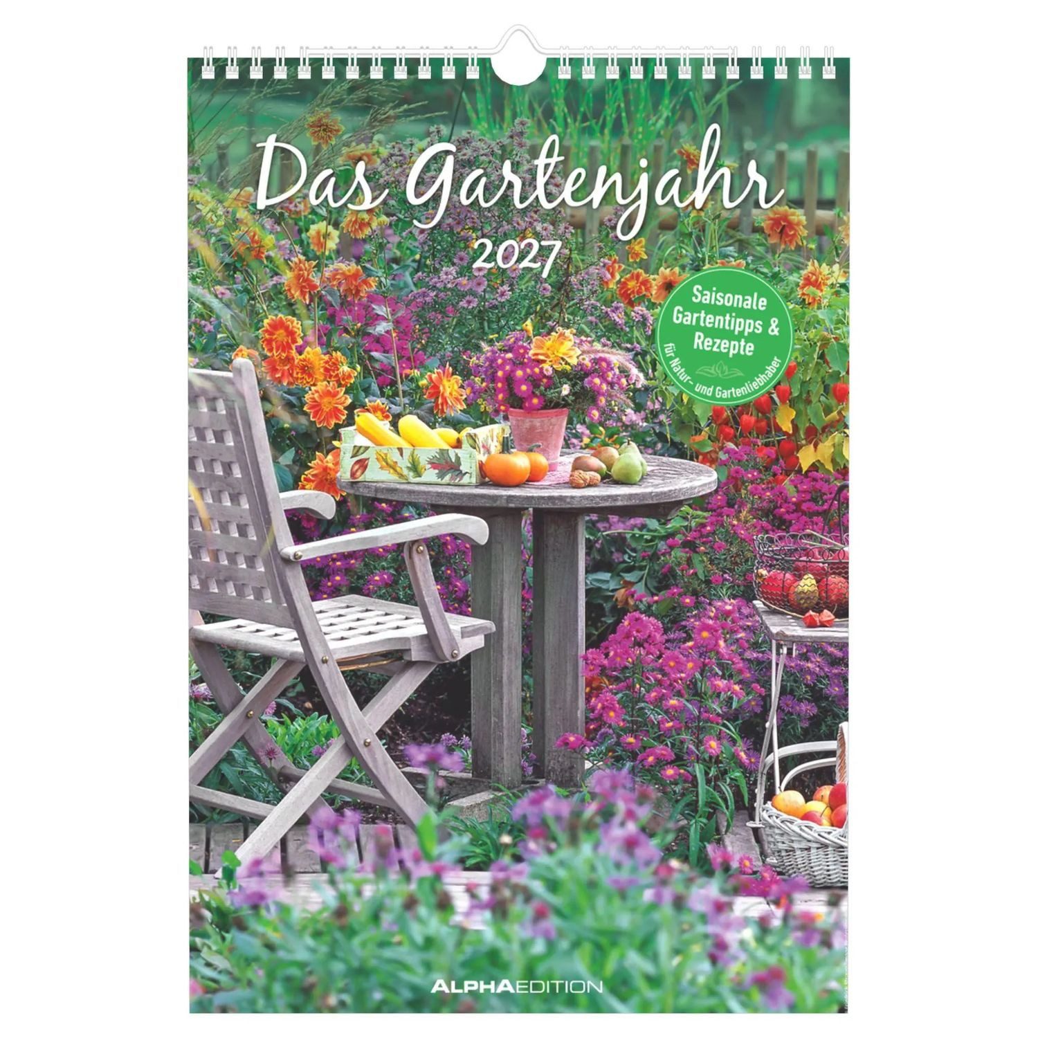 Wandkalender Das Gartenjahr 2027