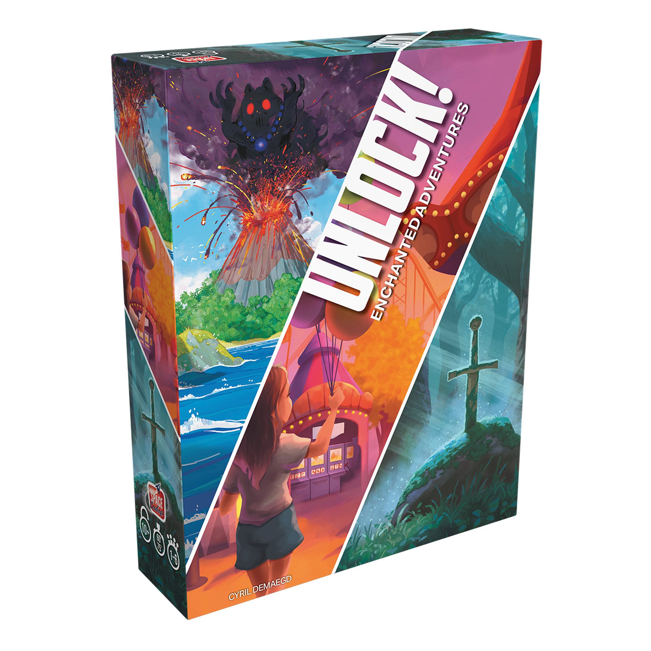 Asmodee Spiel Unlock! Enchanted Adventures / ab 10 Jahren / 60+ Minuten