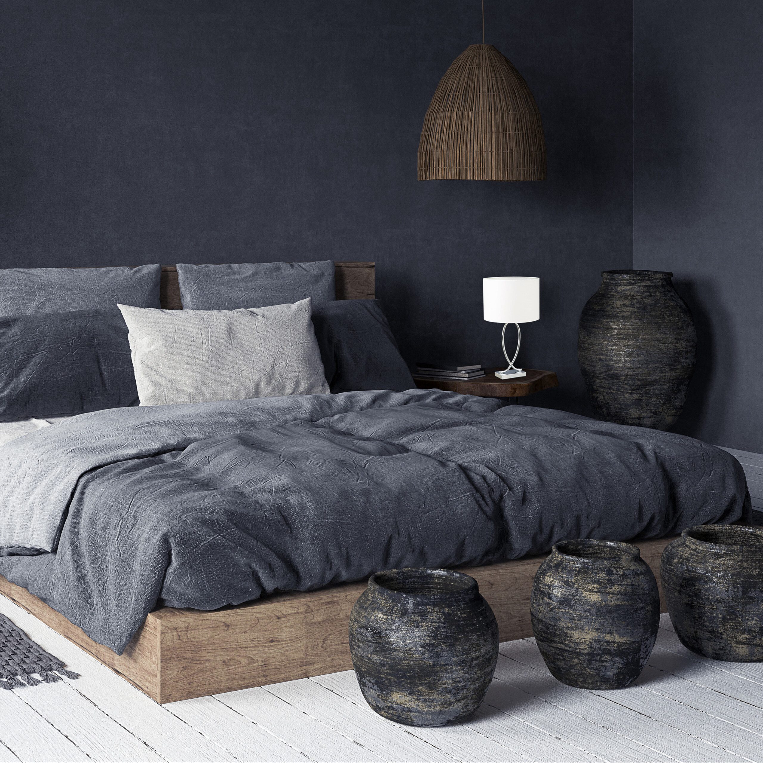 relaxdays Tischleuchte Tischlampe silber mit Schirm