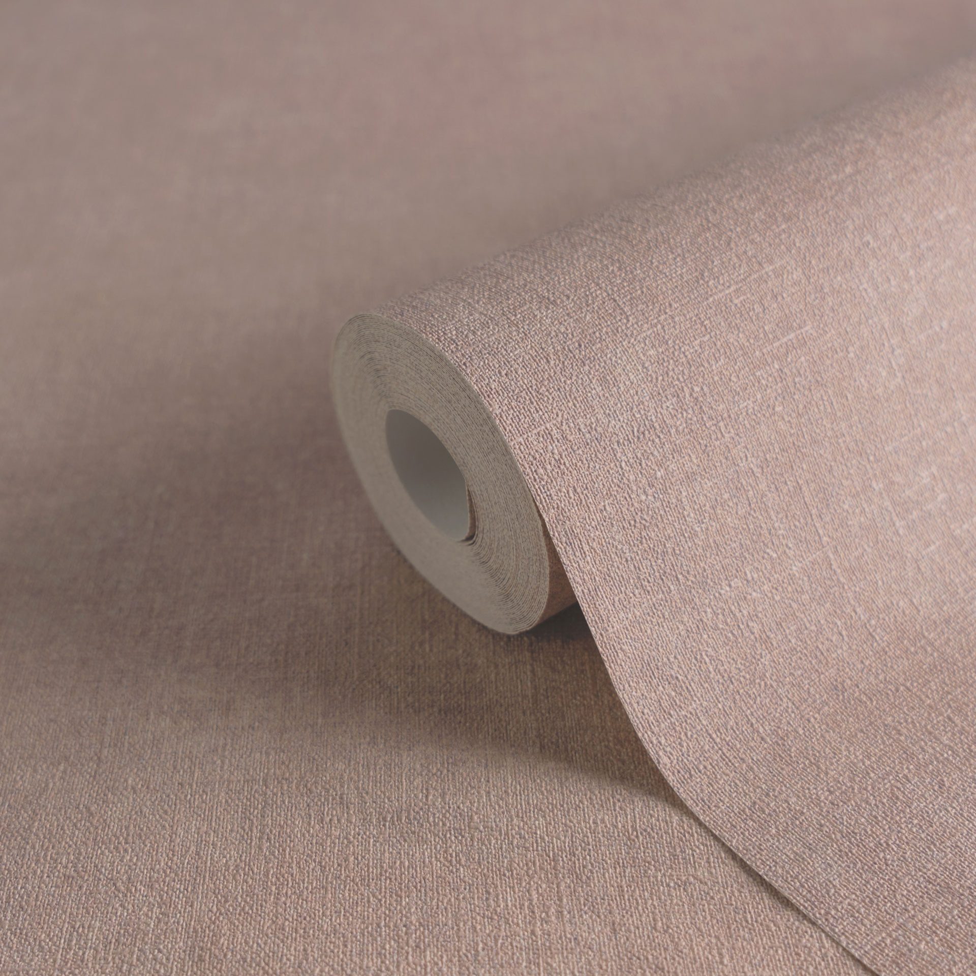 living walls Vliestapete Smart Surfaces einfarbige Tapete Unitapete Struktur-Optik Landhaus, strukturiert, matt, (1 St), Vliestapete Textil-Optik für Schlafzimmer Küche Wohnzimmer Uni Design