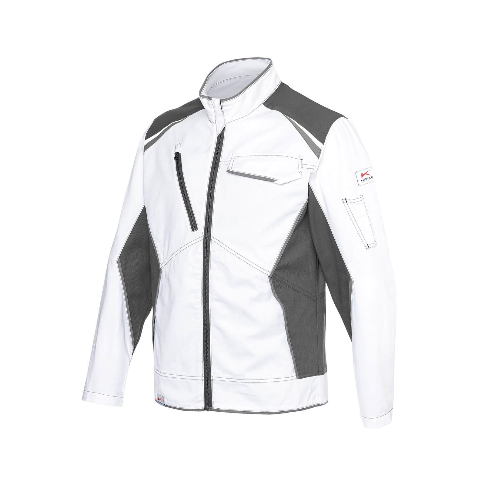 Kübler Pilotenjacke cotton weiß/anthrazit Iconiq Kübler Jacke