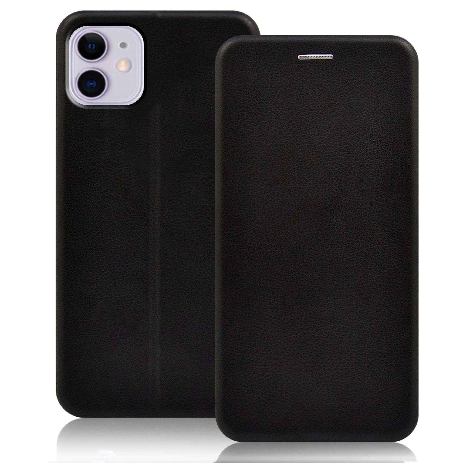 Numerva Handyhülle Hard Cover Etui für Apple iPhone 11, Flip Cover Schutz Hülle Tasche